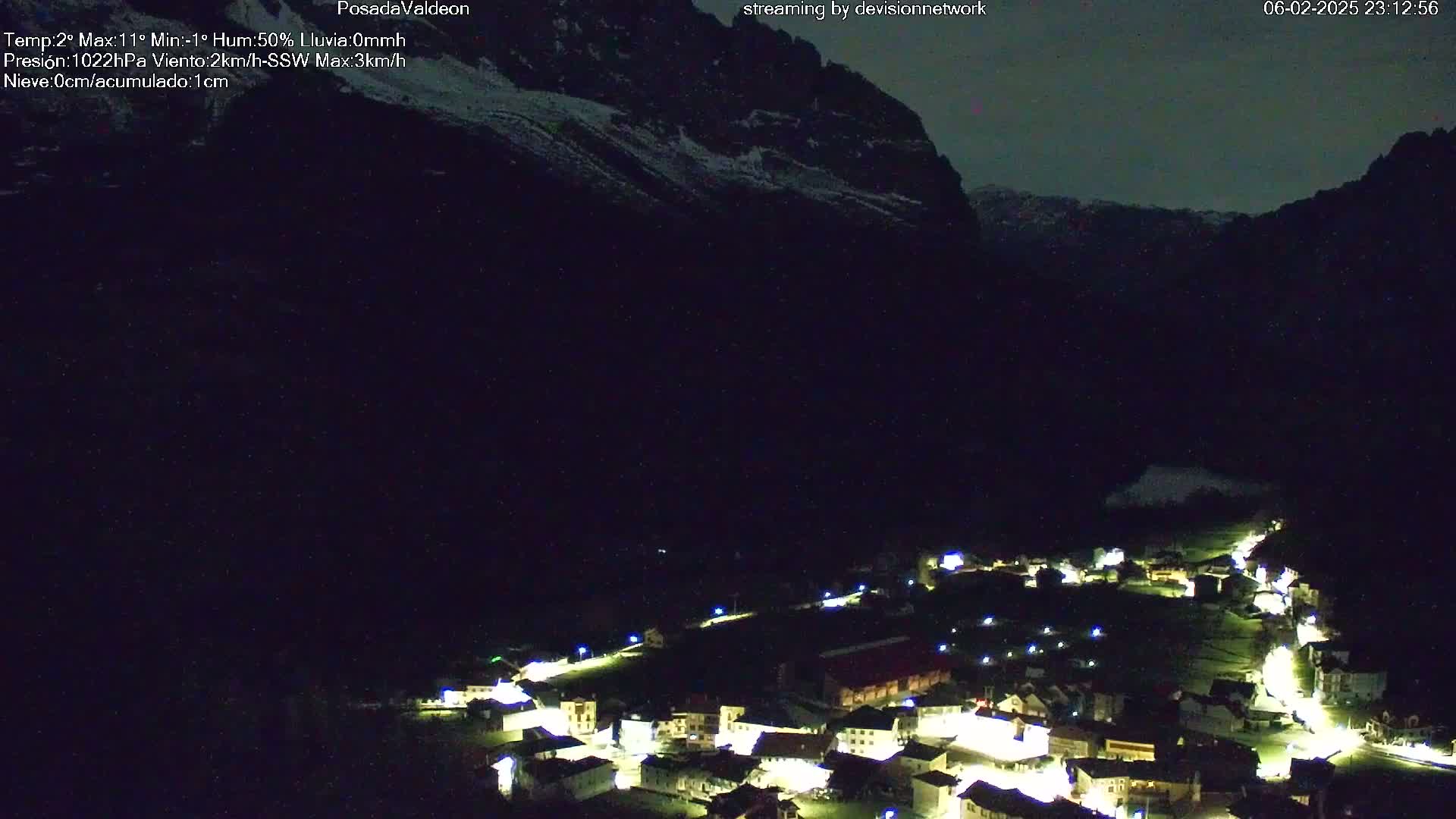 Picos de Europa Peaks & Posada de Valdeon Village  Live Cam - León, Castila&Leon, Spain