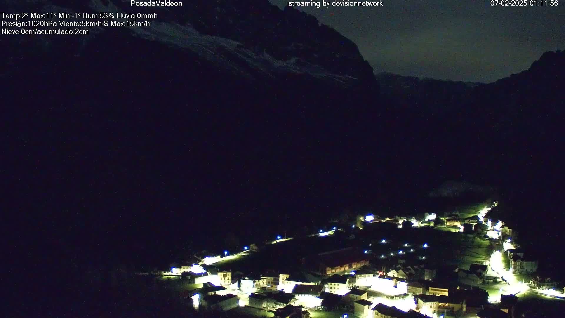 Picos de Europa Peaks & Posada de Valdeon Village  Live Cam - León, Castila&Leon, Spain