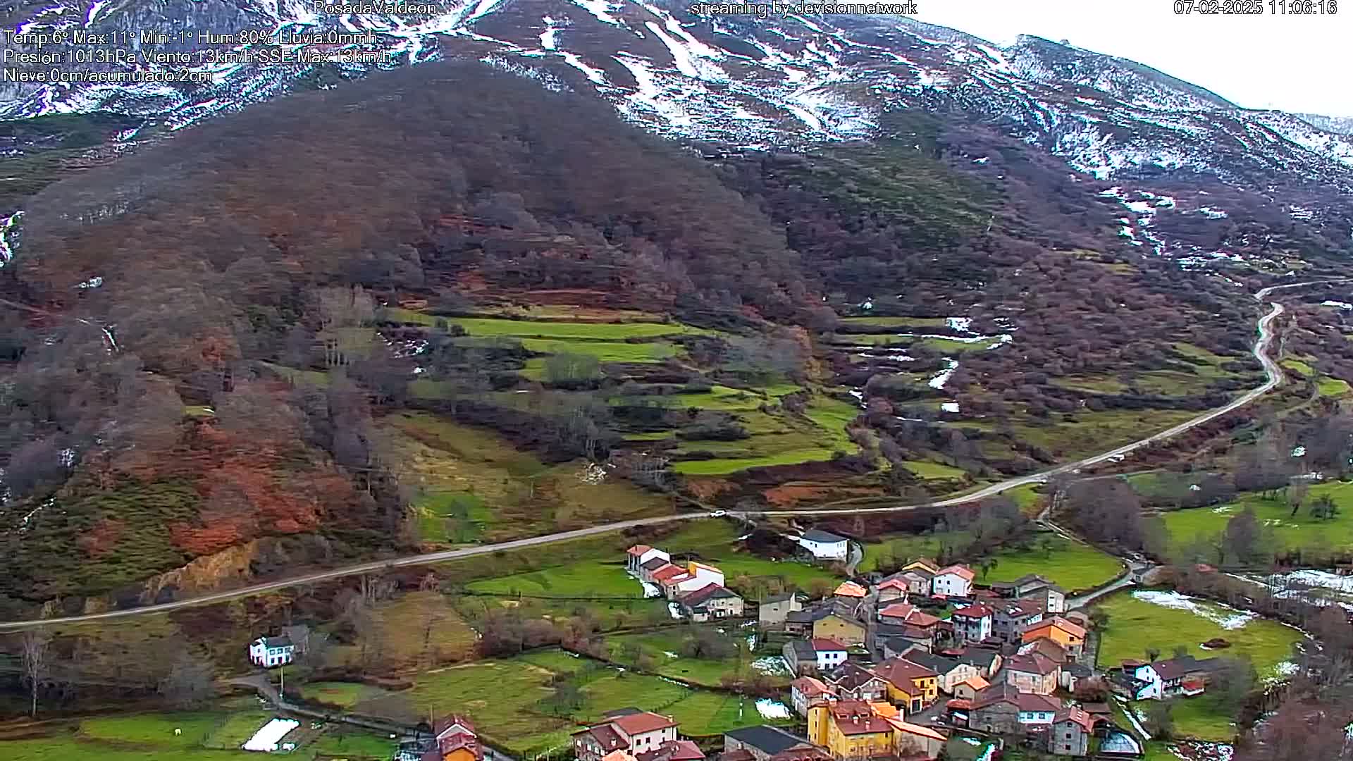 Picos de Europa Peaks & Posada de Valdeon Village  Live Cam - León, Castila&Leon, Spain