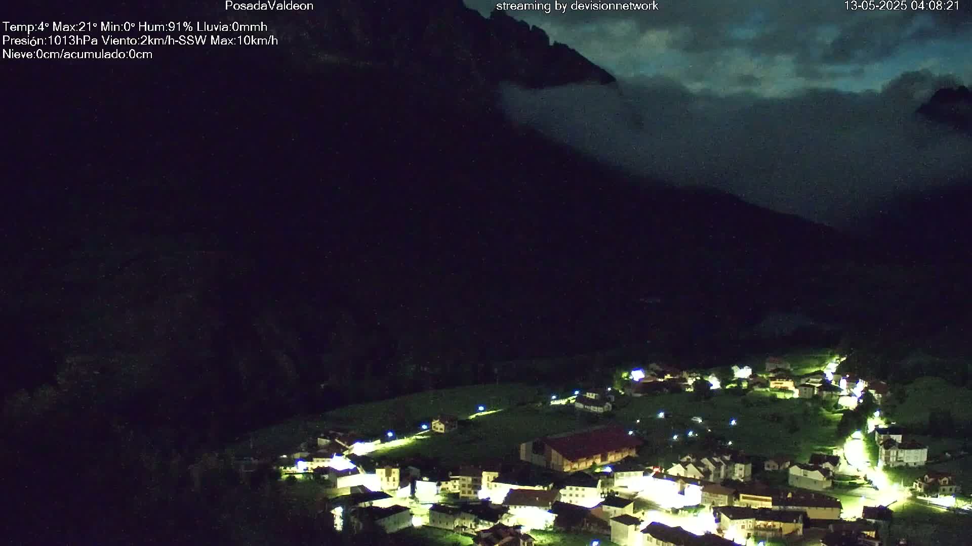 Picos de Europa Peaks & Posada de Valdeon Village  Live Cam - León, Castila&Leon, Spain