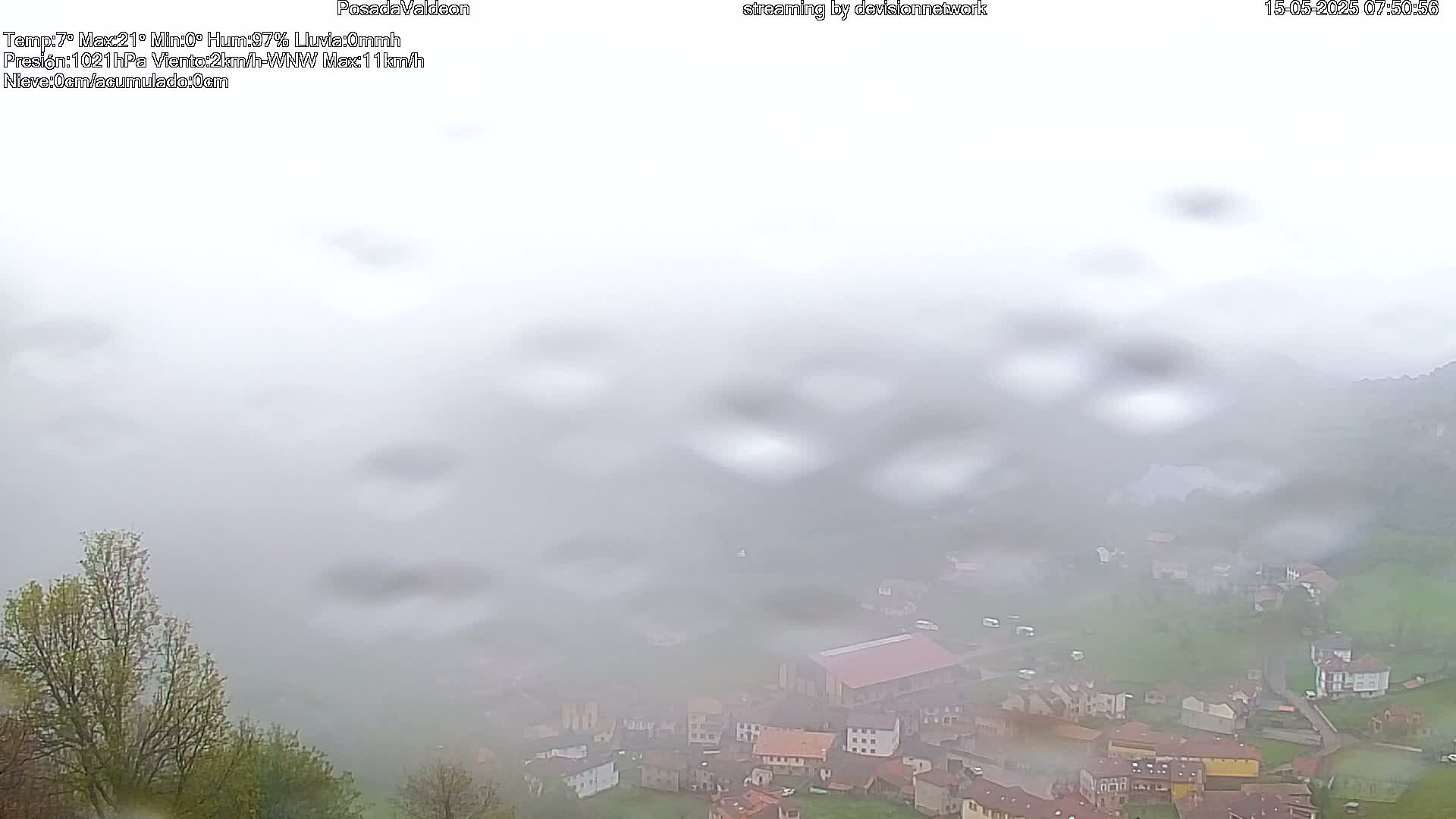 Picos de Europa Peaks & Posada de Valdeon Village  Live Cam - León, Castila&Leon, Spain