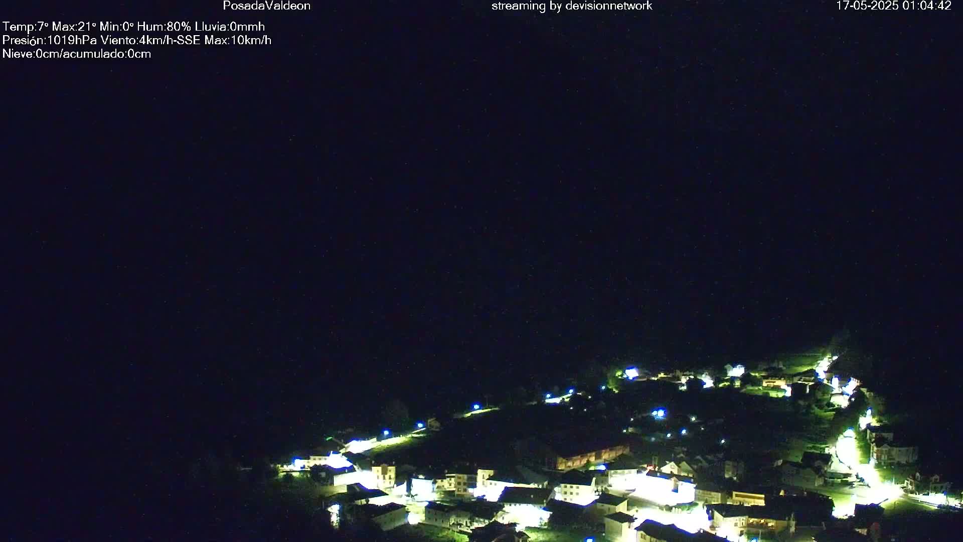 Picos de Europa Peaks & Posada de Valdeon Village  Live Cam - León, Castila&Leon, Spain