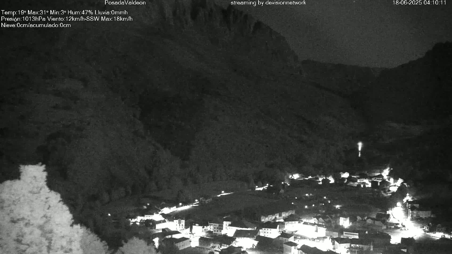 Picos de Europa Peaks & Posada de Valdeon Village  Live Cam - León, Castila&Leon, Spain