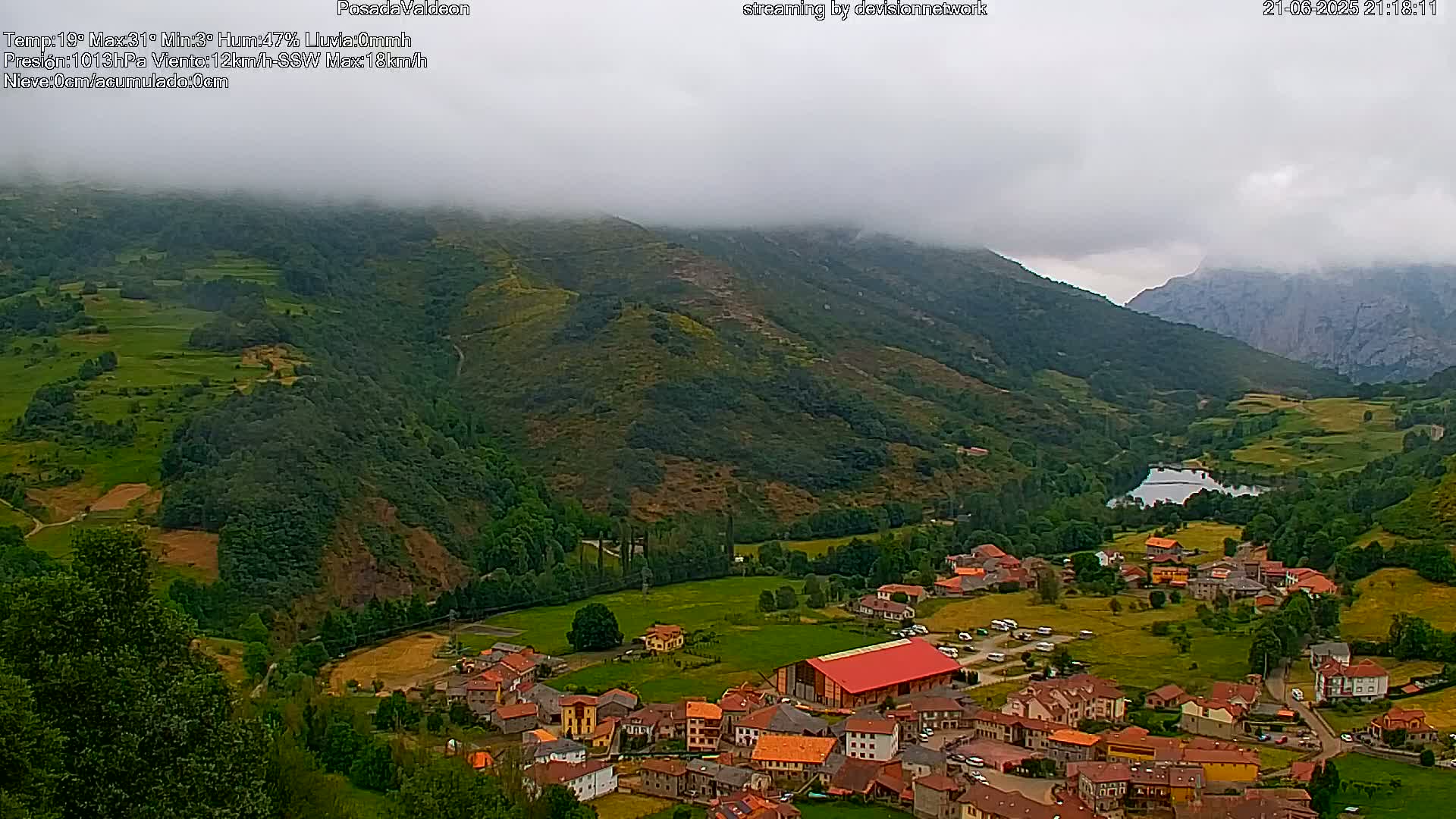 Picos de Europa Peaks & Posada de Valdeon Village  Live Cam - León, Castila&Leon, Spain