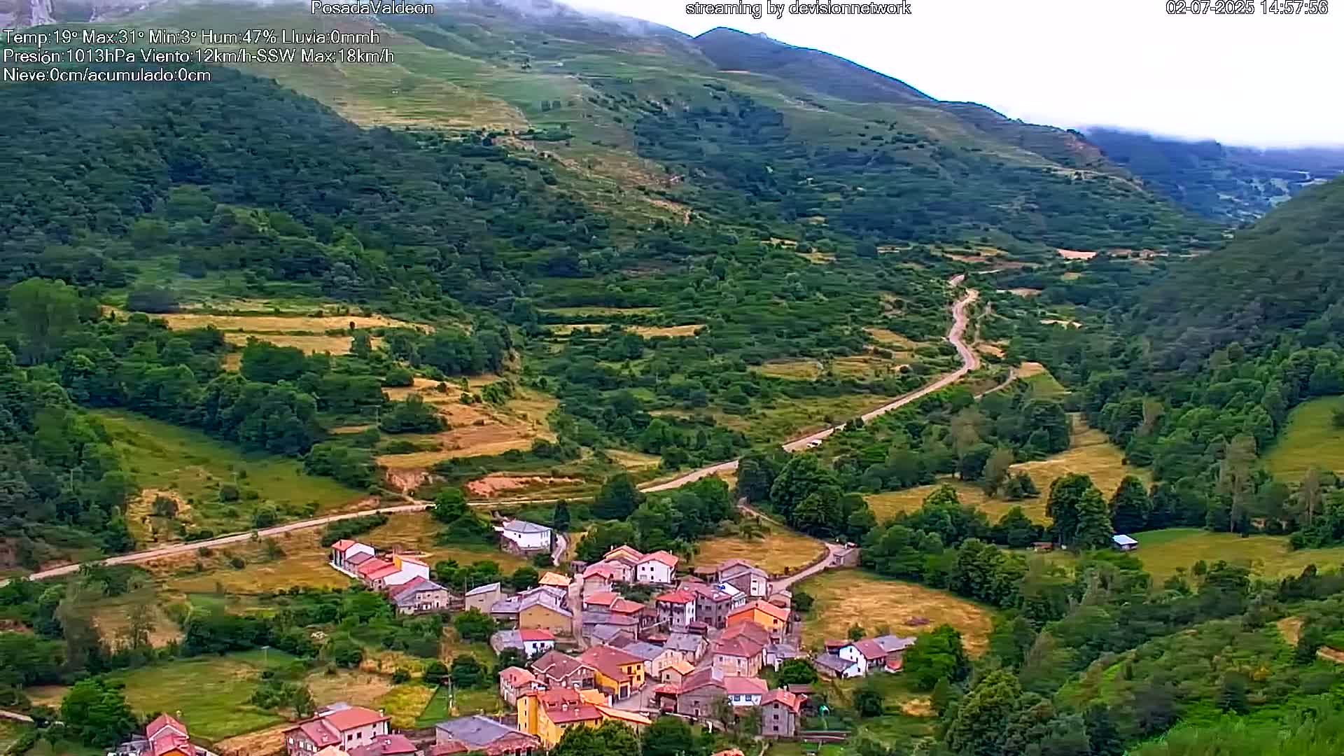 Picos de Europa Peaks & Posada de Valdeon Village  Live Cam - León, Castila&Leon, Spain