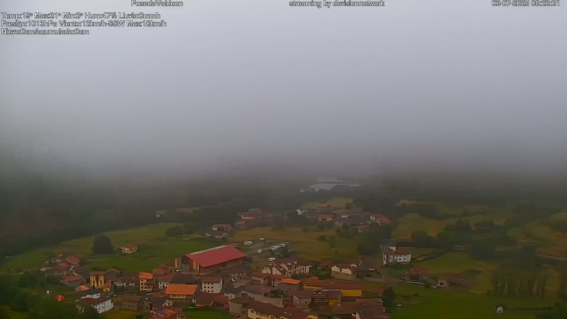 Picos de Europa Peaks & Posada de Valdeon Village  Live Cam - León, Castila&Leon, Spain
