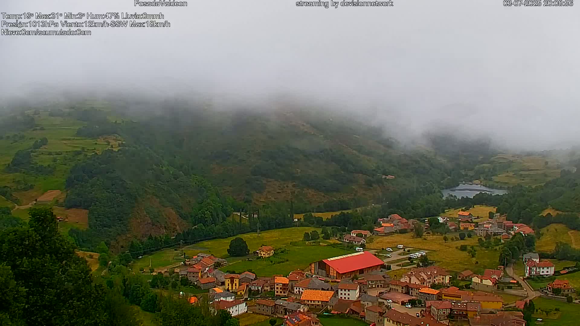 Picos de Europa Peaks & Posada de Valdeon Village  Live Cam - León, Castila&Leon, Spain