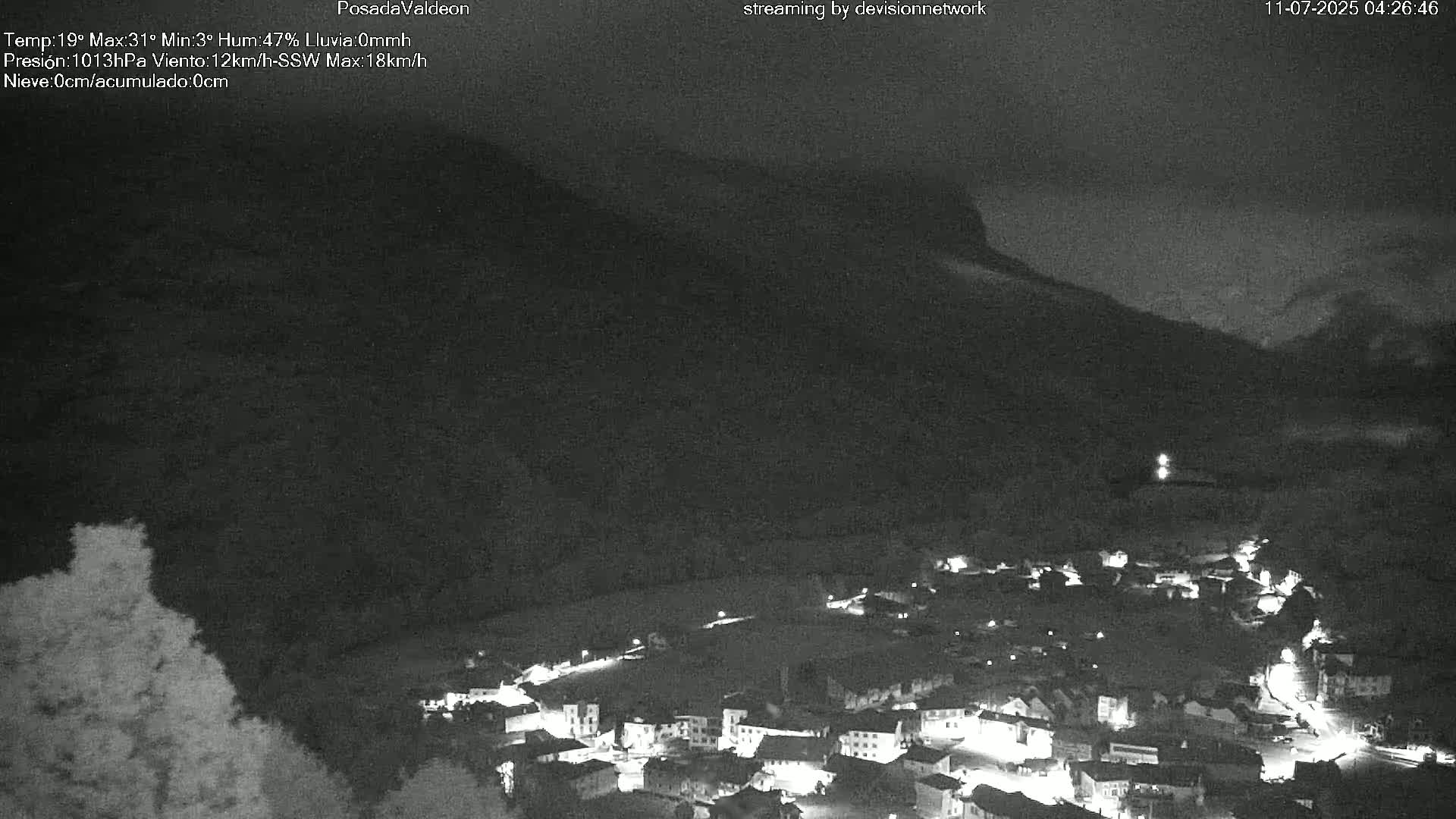 Picos de Europa Peaks & Posada de Valdeon Village  Live Cam - León, Castila&Leon, Spain