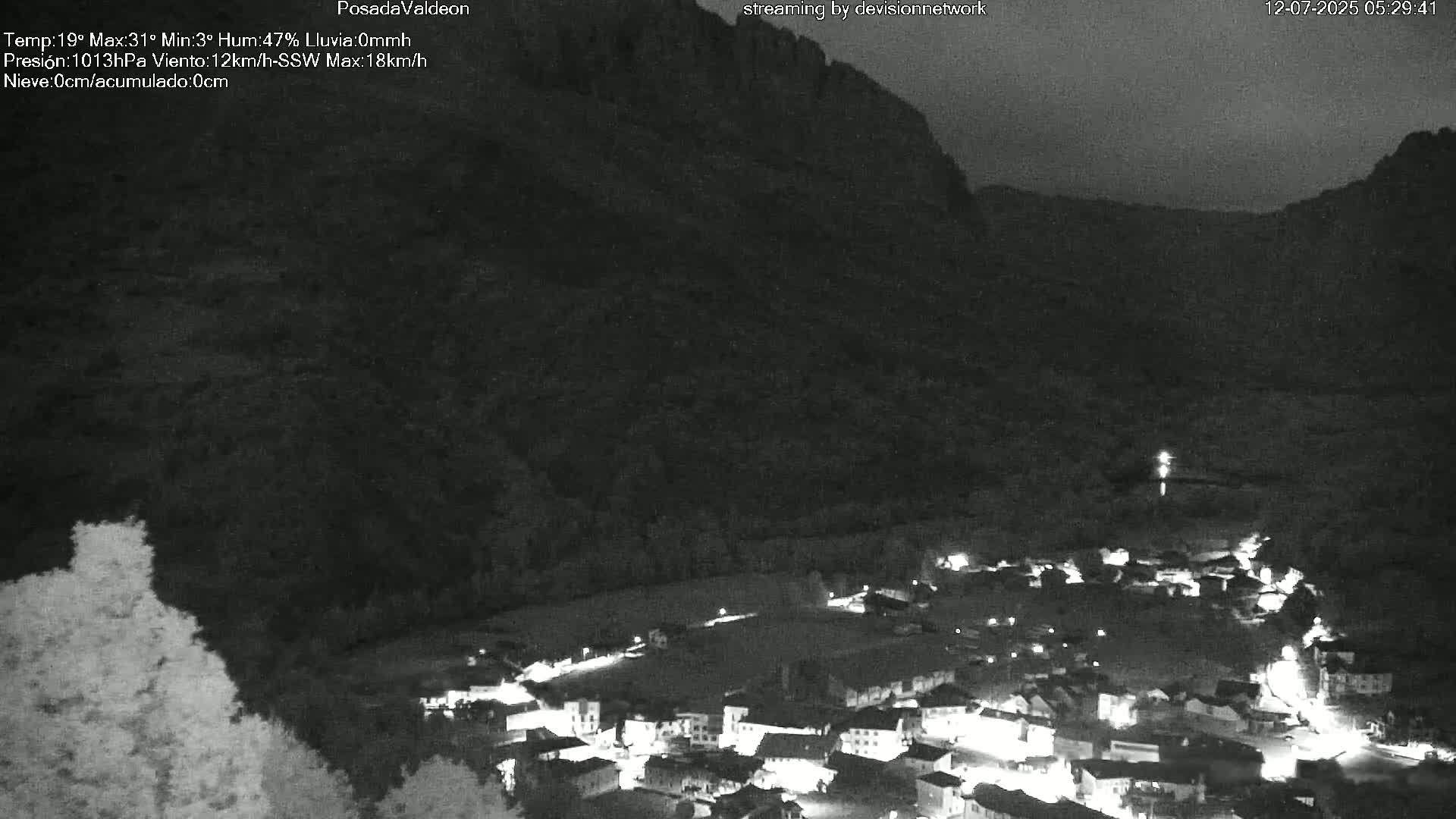Picos de Europa Peaks & Posada de Valdeon Village  Live Cam - León, Castila&Leon, Spain