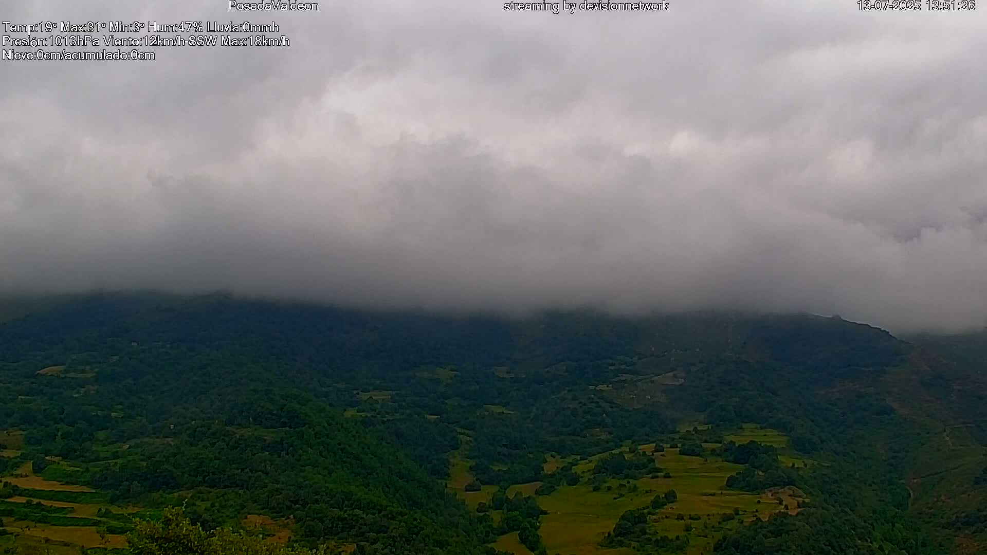 Picos de Europa Peaks & Posada de Valdeon Village  Live Cam - León, Castila&Leon, Spain