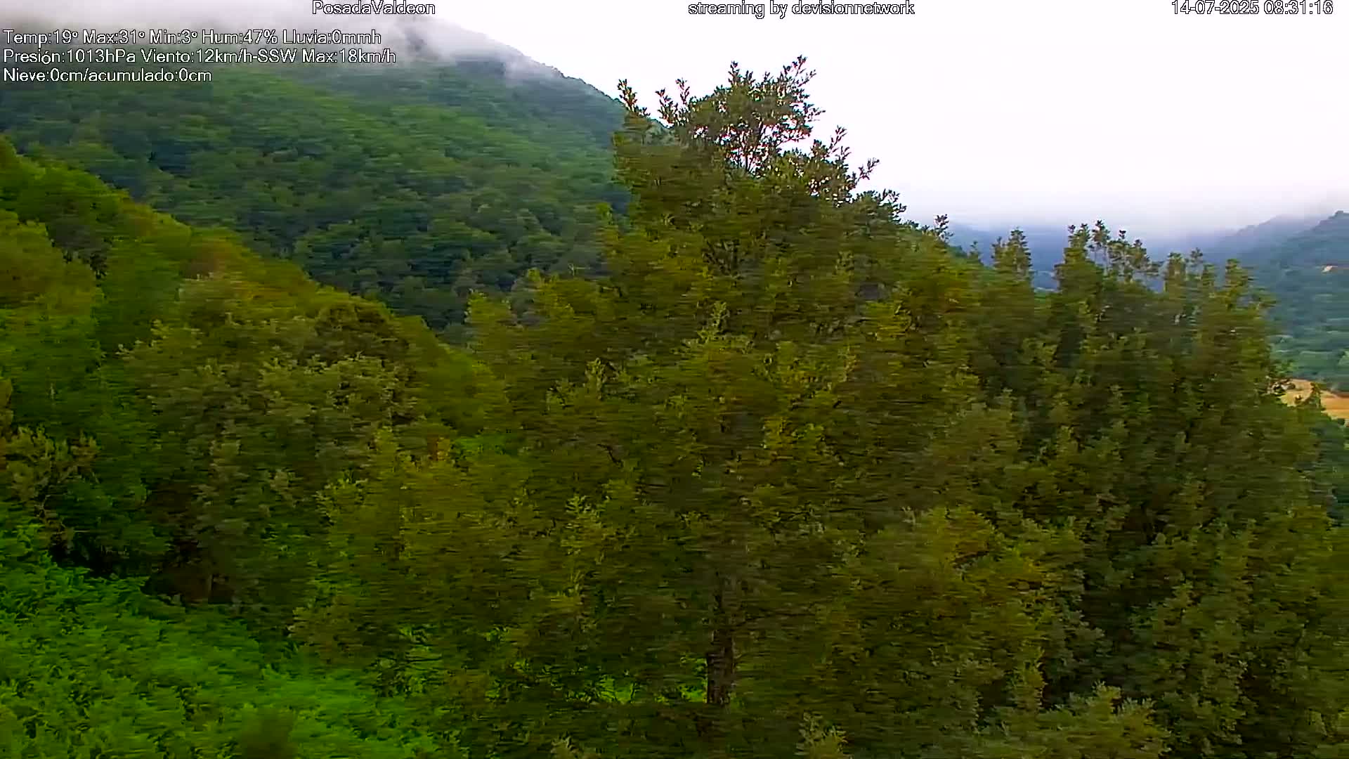 Picos de Europa Peaks & Posada de Valdeon Village  Live Cam - León, Castila&Leon, Spain