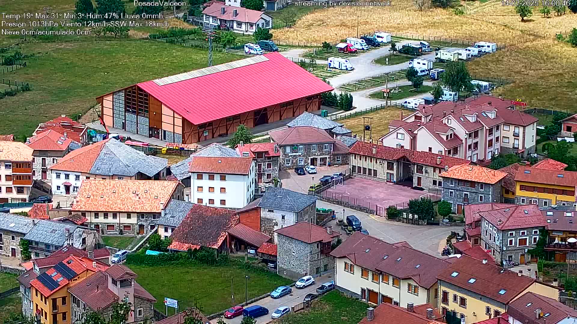 Picos de Europa Peaks & Posada de Valdeon Village  Live Cam - León, Castila&Leon, Spain
