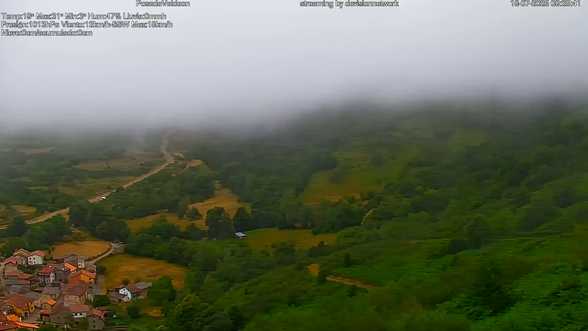 Picos de Europa Peaks & Posada de Valdeon Village  Live Cam - León, Castila&Leon, Spain