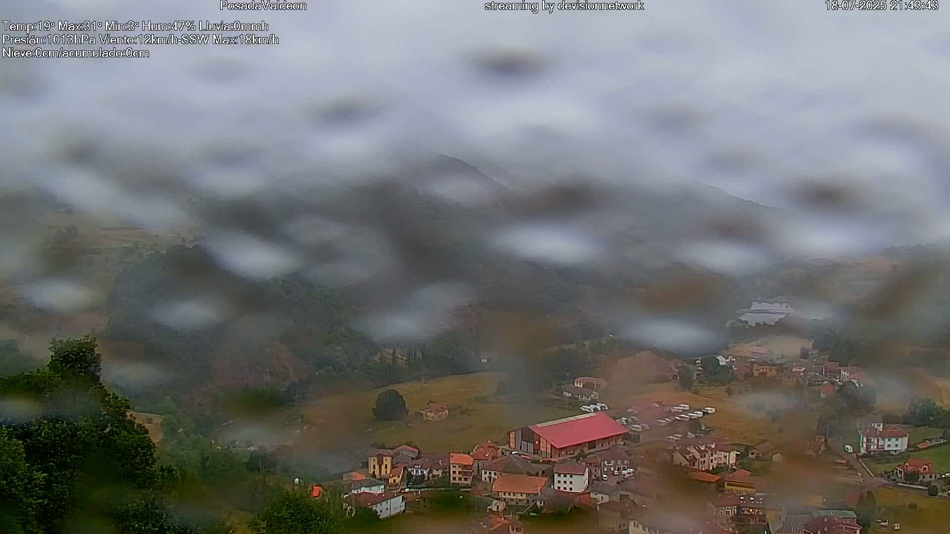 Picos de Europa Peaks & Posada de Valdeon Village  Live Cam - León, Castila&Leon, Spain