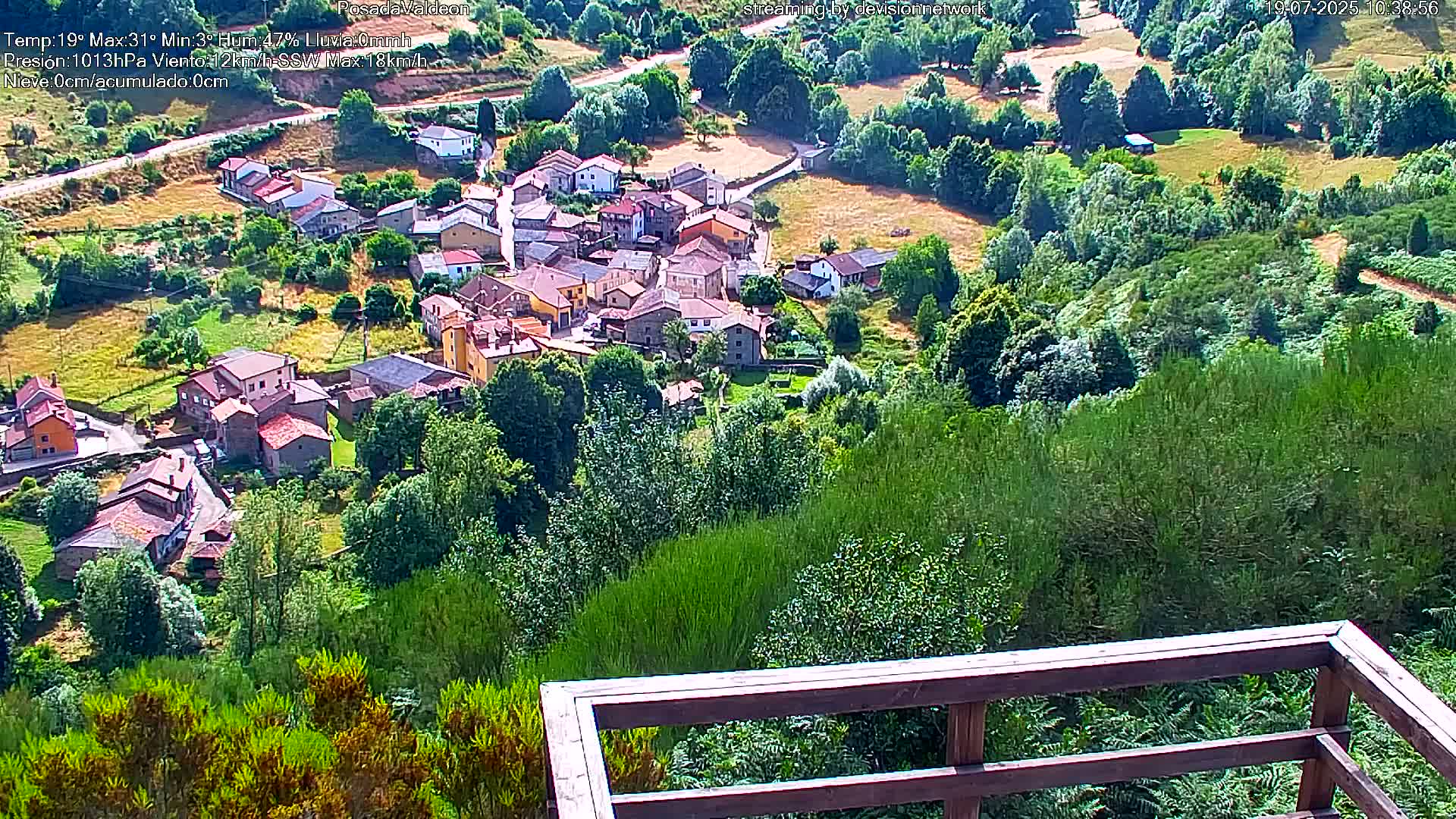 Picos de Europa Peaks & Posada de Valdeon Village  Live Cam - León, Castila&Leon, Spain