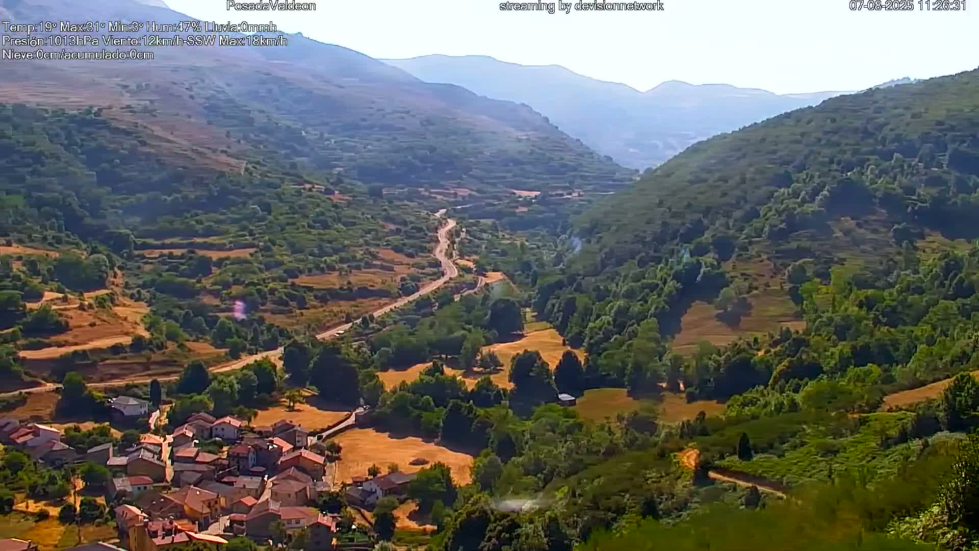 Picos de Europa Peaks & Posada de Valdeon Village  Live Cam - León, Castila&Leon, Spain