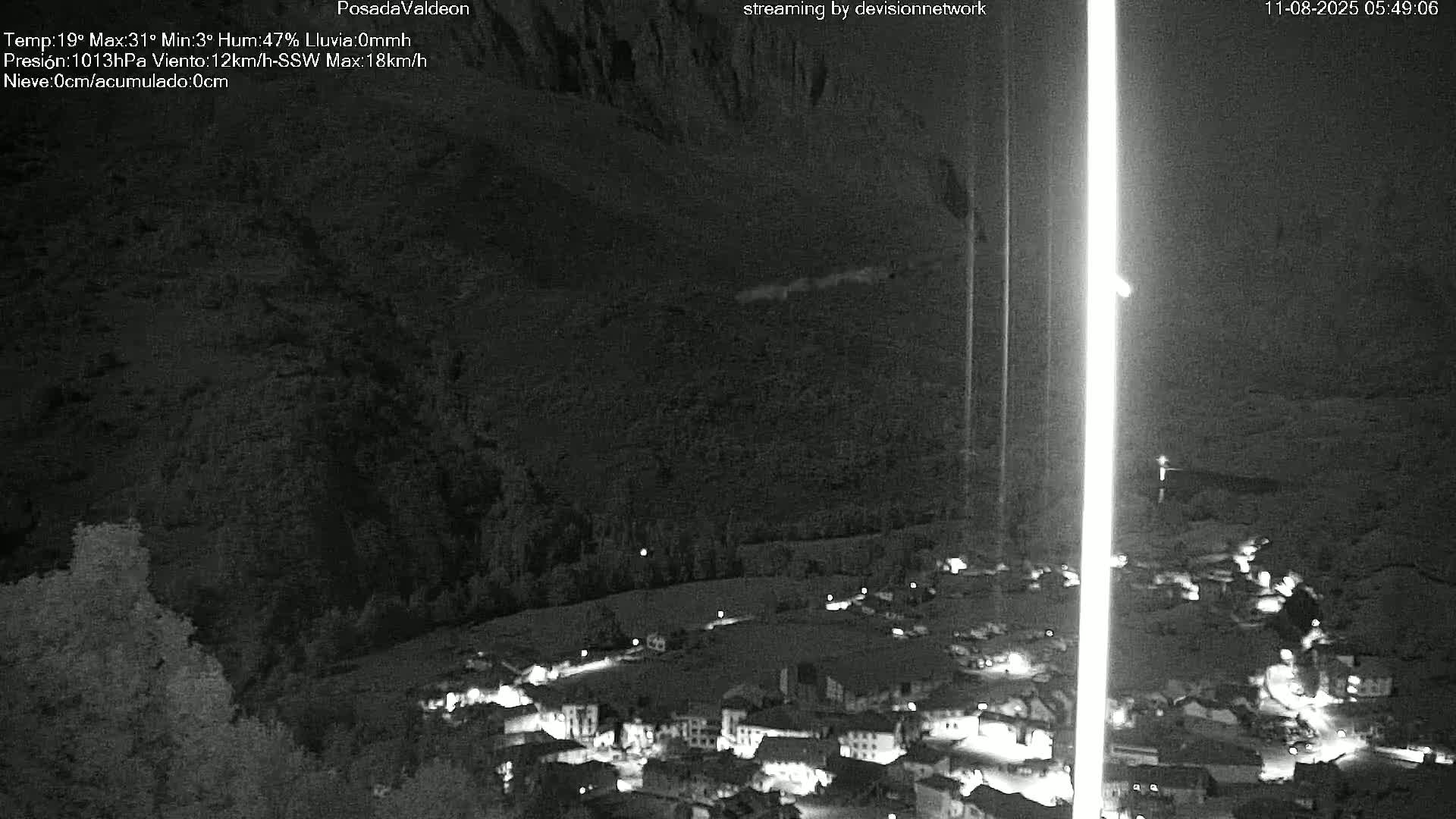 Picos de Europa Peaks & Posada de Valdeon Village  Live Cam - León, Castila&Leon, Spain