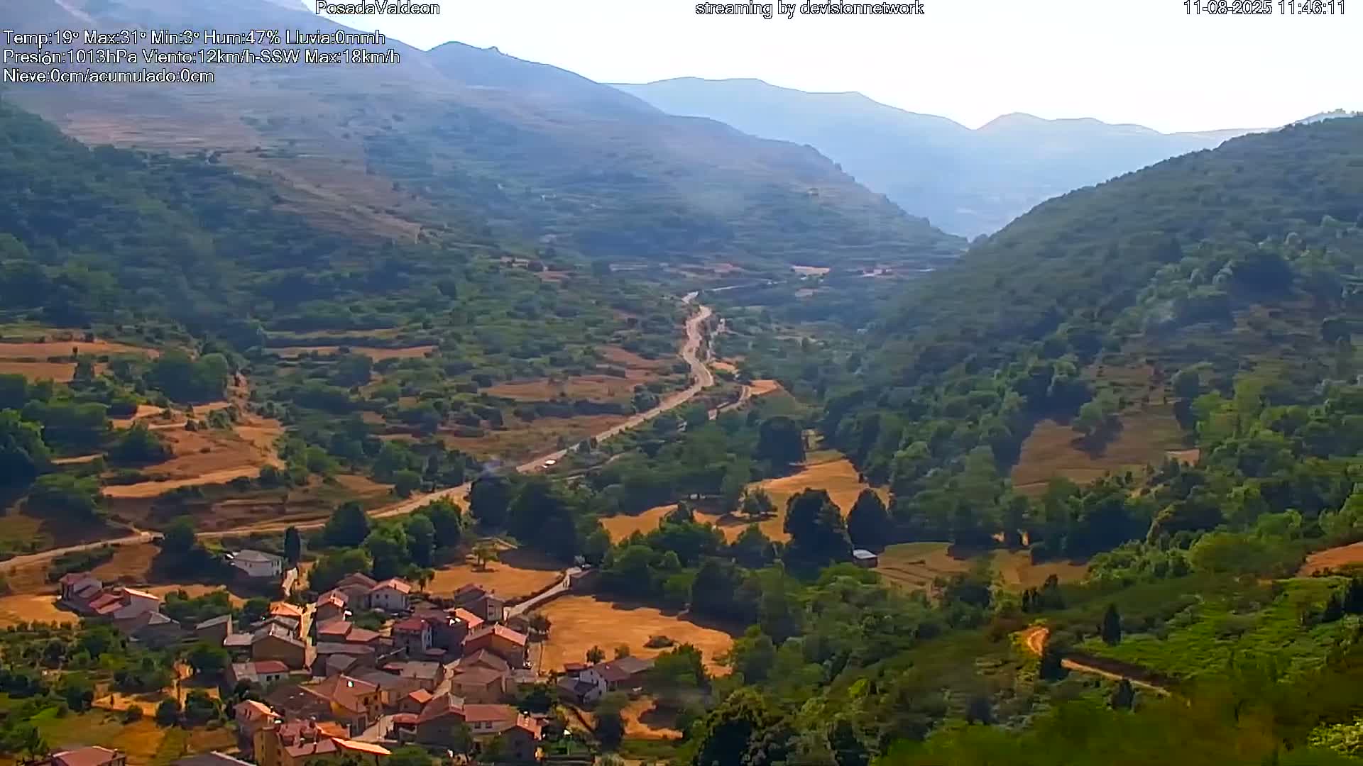 Picos de Europa Peaks & Posada de Valdeon Village  Live Cam - León, Castila&Leon, Spain