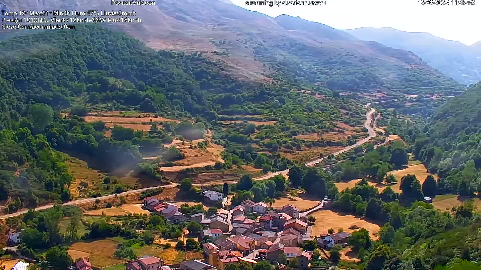 Picos de Europa Peaks & Posada de Valdeon Village  Live Cam - León, Castila&Leon, Spain