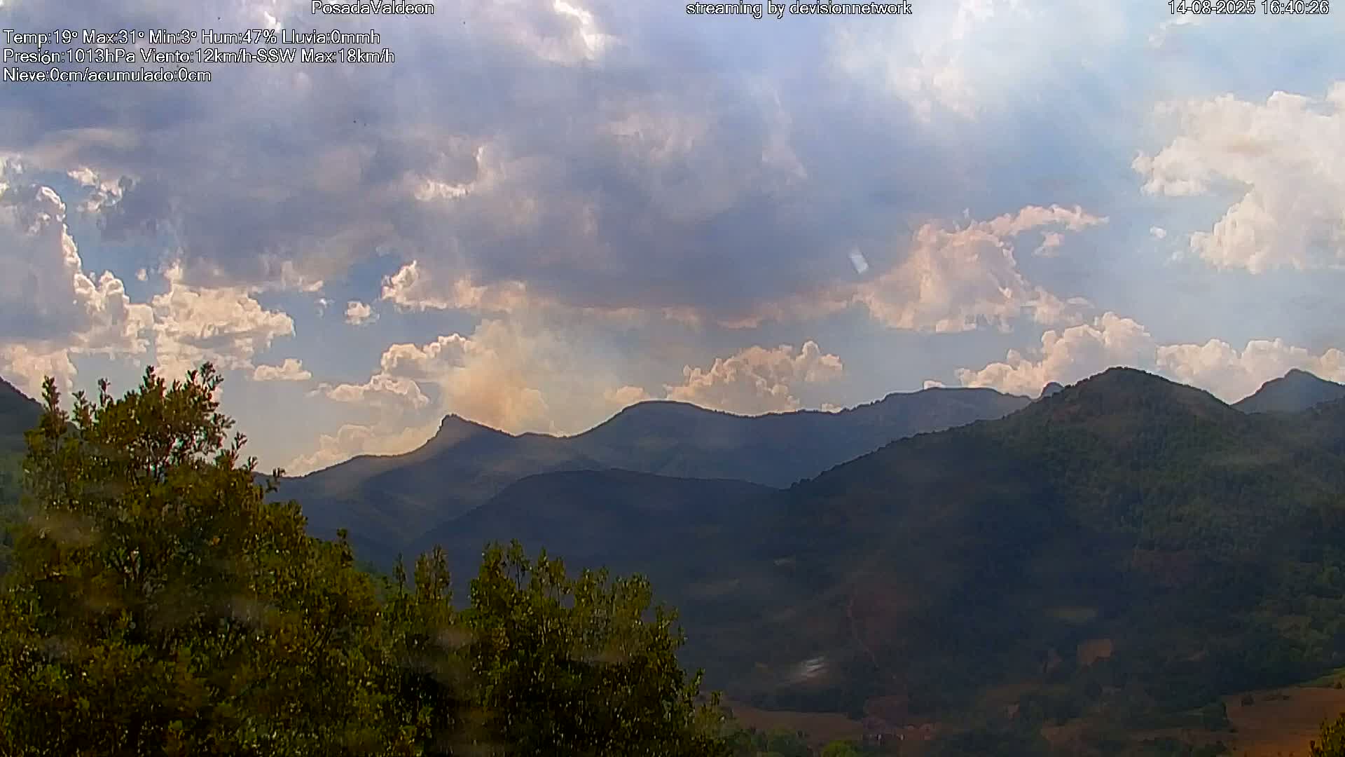 Picos de Europa Peaks & Posada de Valdeon Village  Live Cam - León, Castila&Leon, Spain