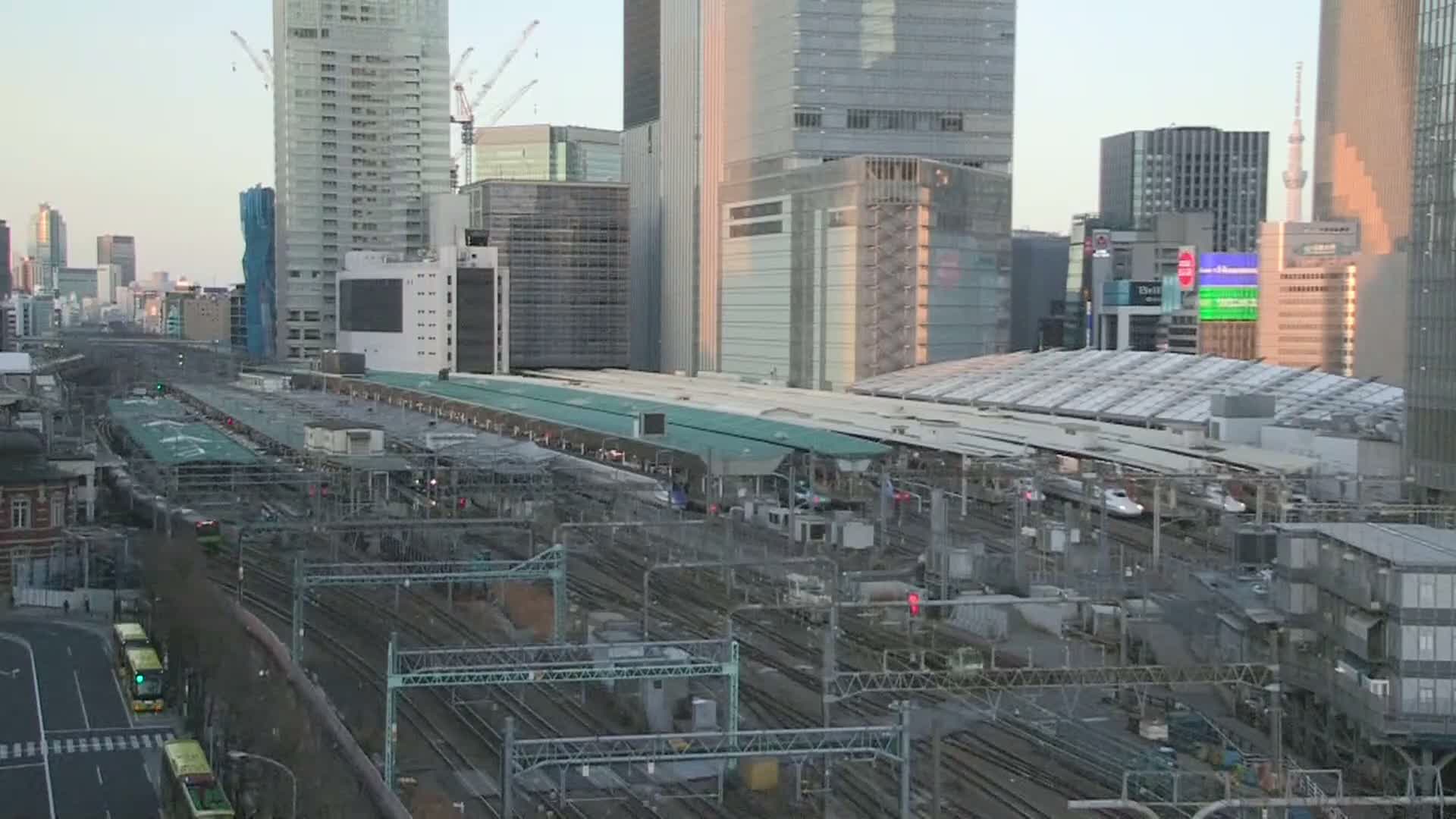 Tokyo Railway Station & Marunouchi Neighbourhood Live Cam - Marunouchi, Chiyoda-ku,Tokyo, Kantō, Honshu, Japan