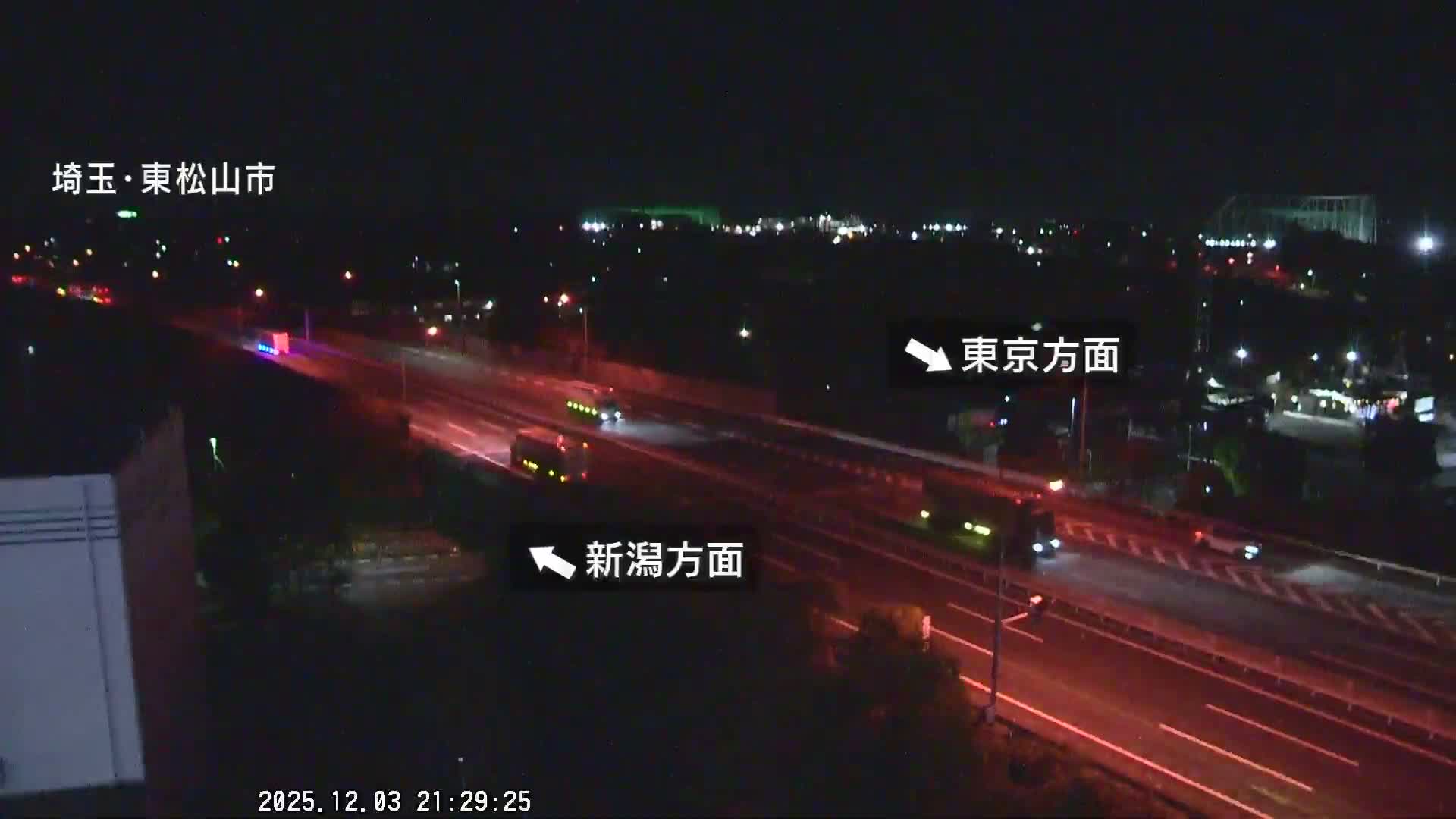 Saitama, Higashimatsuyama City & Kan-Etsu Expressway Higashimatsuyama Intersection Area ( 埼玉県東松山市・関越自動車道東松山交差点付近 )  Live Cam - Ishibashi, Higashimatsuyama Shi, Saitama, Kantō, Honshu, Japan