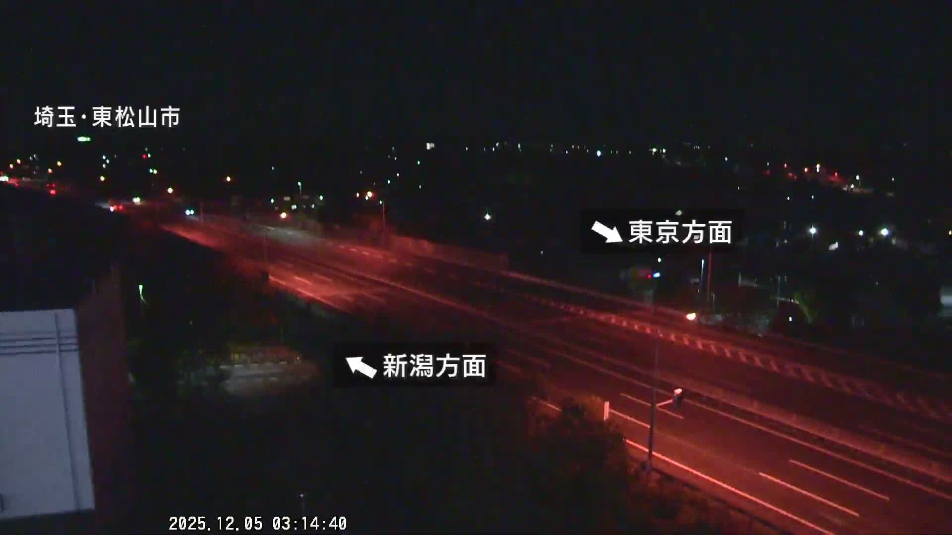 Saitama, Higashimatsuyama City & Kan-Etsu Expressway Higashimatsuyama Intersection Area ( 埼玉県東松山市・関越自動車道東松山交差点付近 )  Live Cam - Ishibashi, Higashimatsuyama Shi, Saitama, Kantō, Honshu, Japan