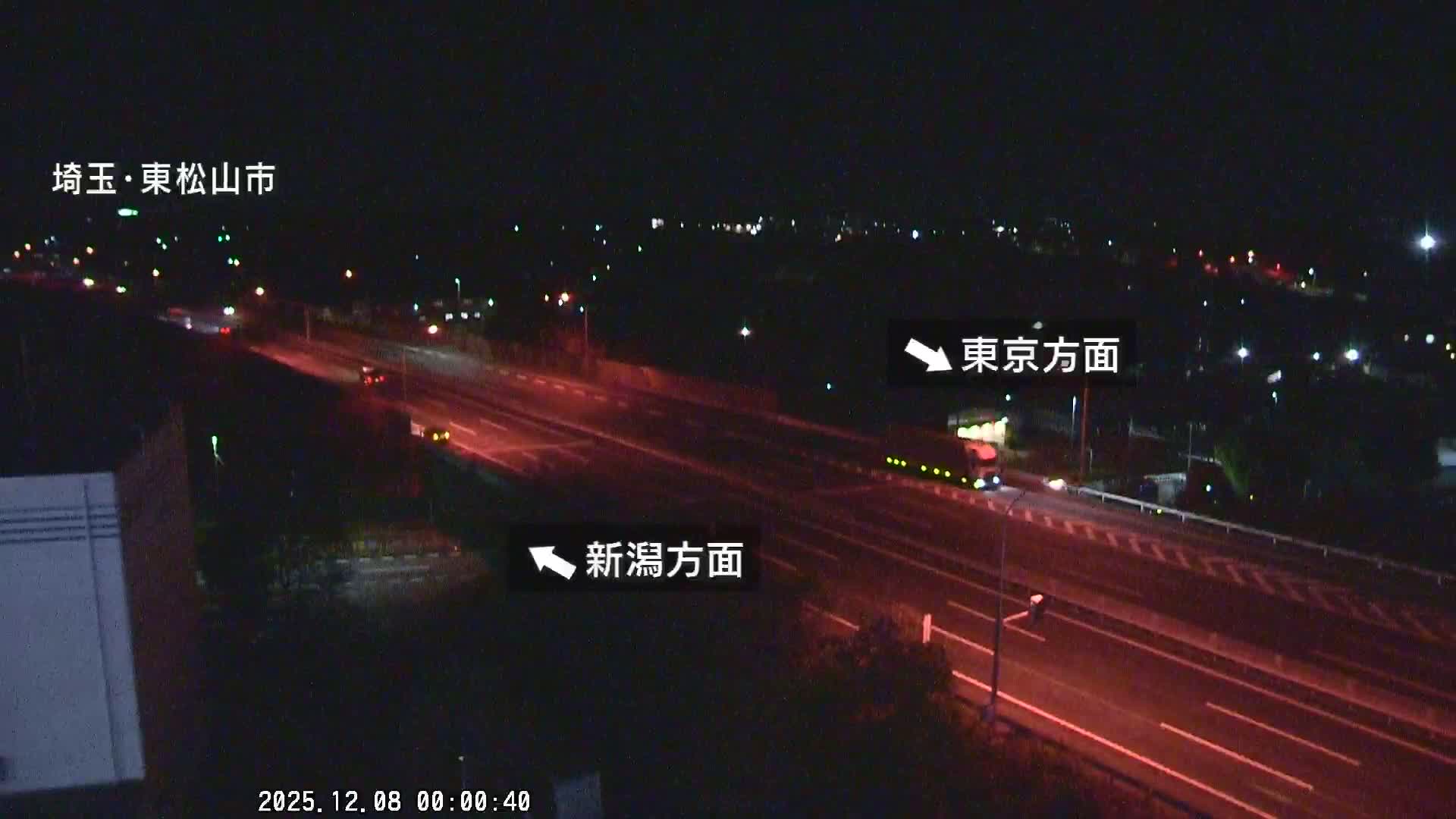 Saitama, Higashimatsuyama City & Kan-Etsu Expressway Higashimatsuyama Intersection Area ( 埼玉県東松山市・関越自動車道東松山交差点付近 )  Live Cam - Ishibashi, Higashimatsuyama Shi, Saitama, Kantō, Honshu, Japan