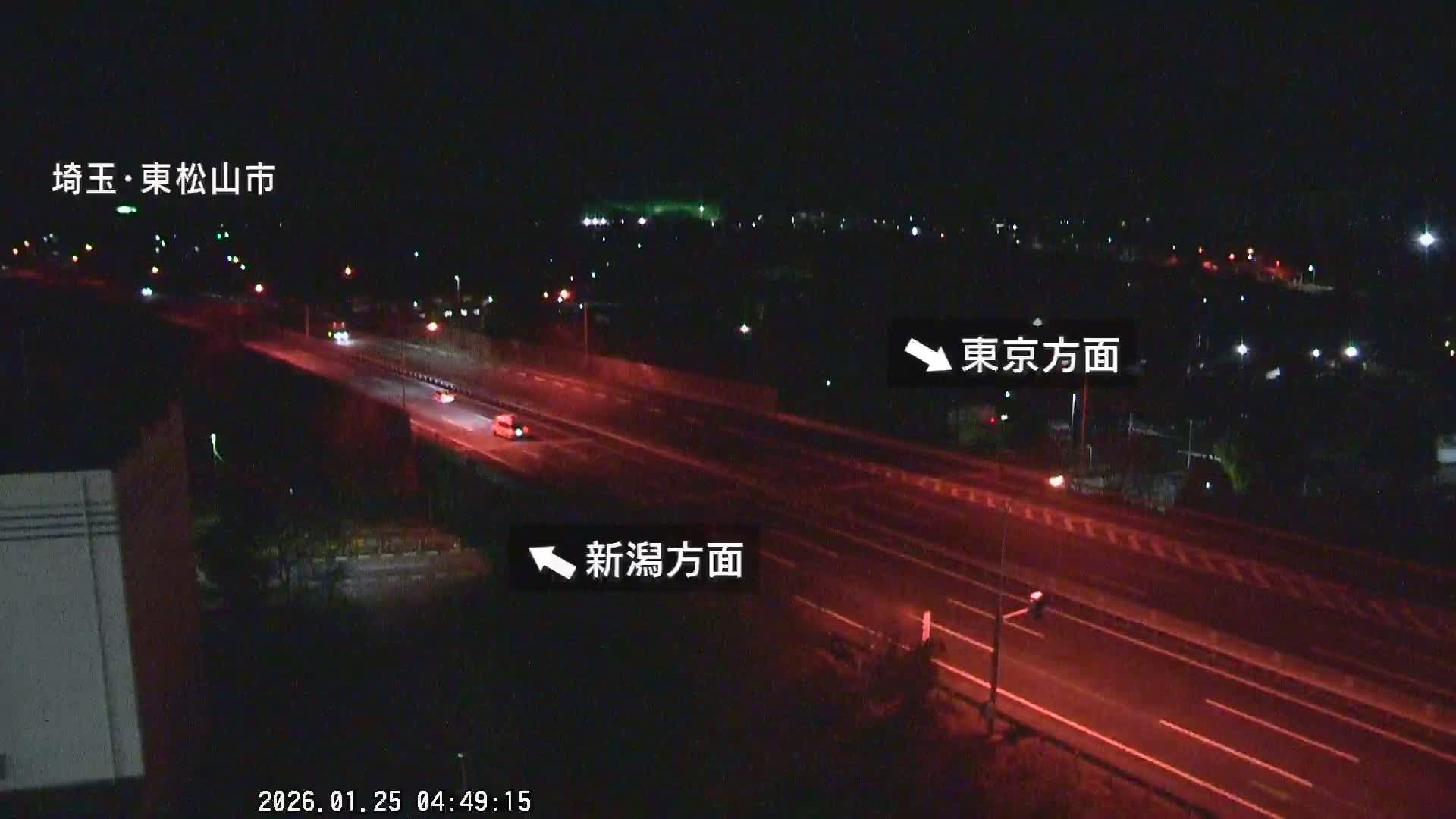 Saitama, Higashimatsuyama City & Kan-Etsu Expressway Higashimatsuyama Intersection Area ( 埼玉県東松山市・関越自動車道東松山交差点付近 )  Live Cam - Ishibashi, Higashimatsuyama Shi, Saitama, Kantō, Honshu, Japan