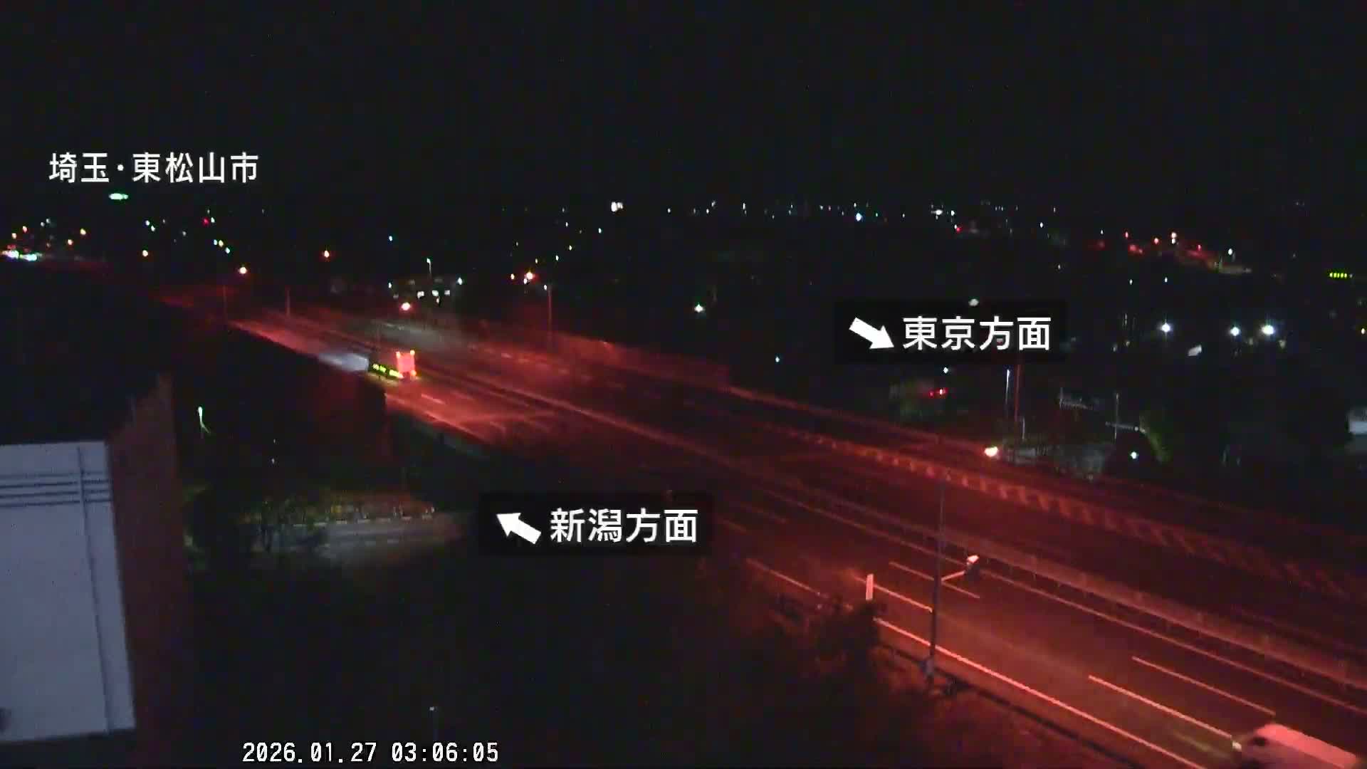 Saitama, Higashimatsuyama City & Kan-Etsu Expressway Higashimatsuyama Intersection Area ( 埼玉県東松山市・関越自動車道東松山交差点付近 )  Live Cam - Ishibashi, Higashimatsuyama Shi, Saitama, Kantō, Honshu, Japan