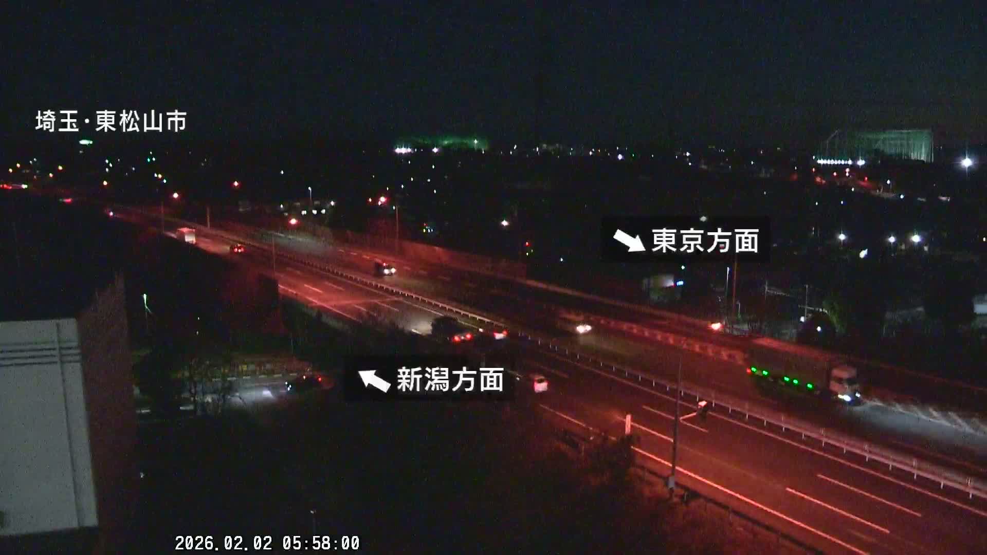 Saitama, Higashimatsuyama City & Kan-Etsu Expressway Higashimatsuyama Intersection Area ( 埼玉県東松山市・関越自動車道東松山交差点付近 )  Live Cam - Ishibashi, Higashimatsuyama Shi, Saitama, Kantō, Honshu, Japan