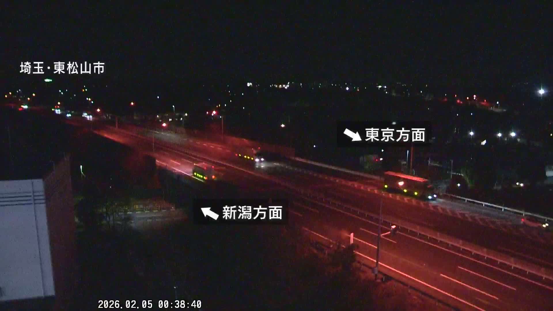 Saitama, Higashimatsuyama City & Kan-Etsu Expressway Higashimatsuyama Intersection Area ( 埼玉県東松山市・関越自動車道東松山交差点付近 )  Live Cam - Ishibashi, Higashimatsuyama Shi, Saitama, Kantō, Honshu, Japan