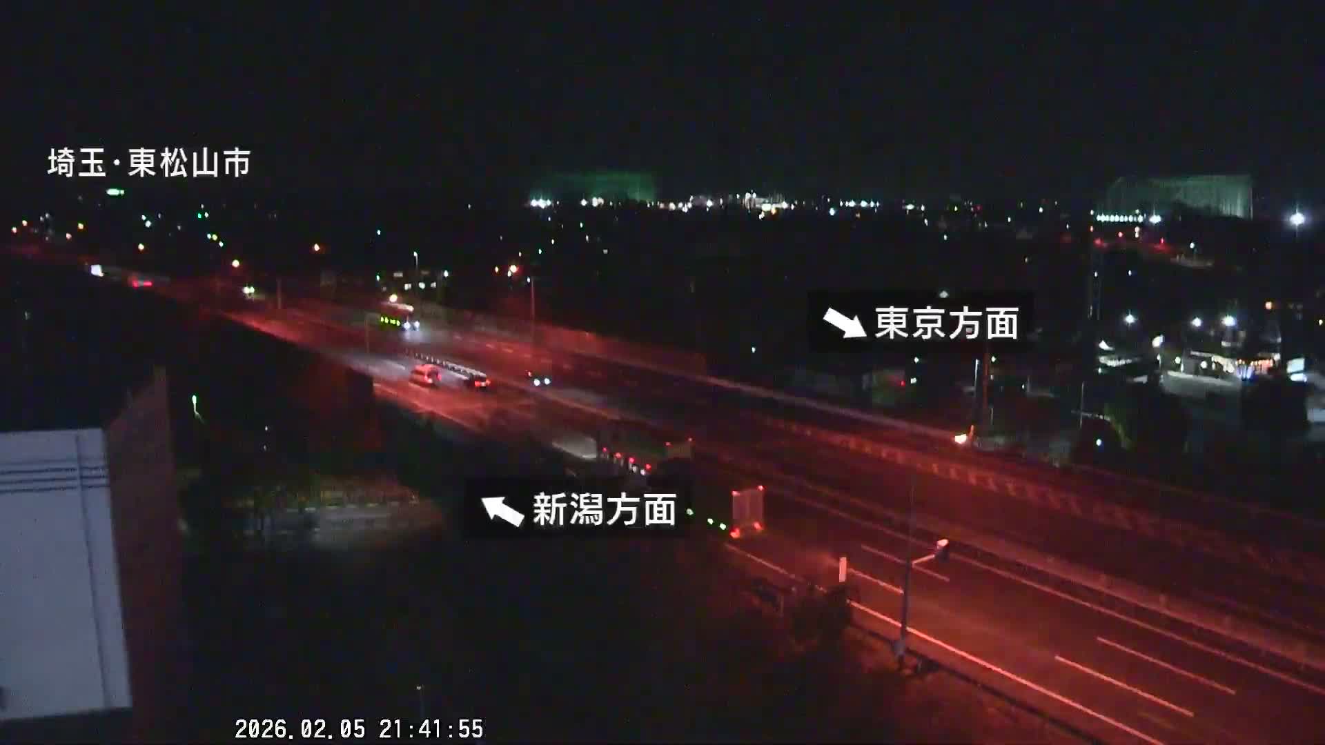 Saitama, Higashimatsuyama City & Kan-Etsu Expressway Higashimatsuyama Intersection Area ( 埼玉県東松山市・関越自動車道東松山交差点付近 )  Live Cam - Ishibashi, Higashimatsuyama Shi, Saitama, Kantō, Honshu, Japan