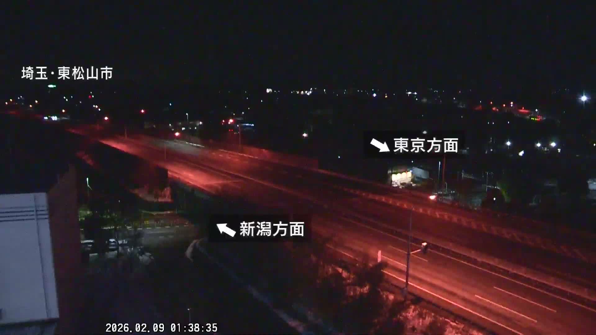 Saitama, Higashimatsuyama City & Kan-Etsu Expressway Higashimatsuyama Intersection Area ( 埼玉県東松山市・関越自動車道東松山交差点付近 )  Live Cam - Ishibashi, Higashimatsuyama Shi, Saitama, Kantō, Honshu, Japan