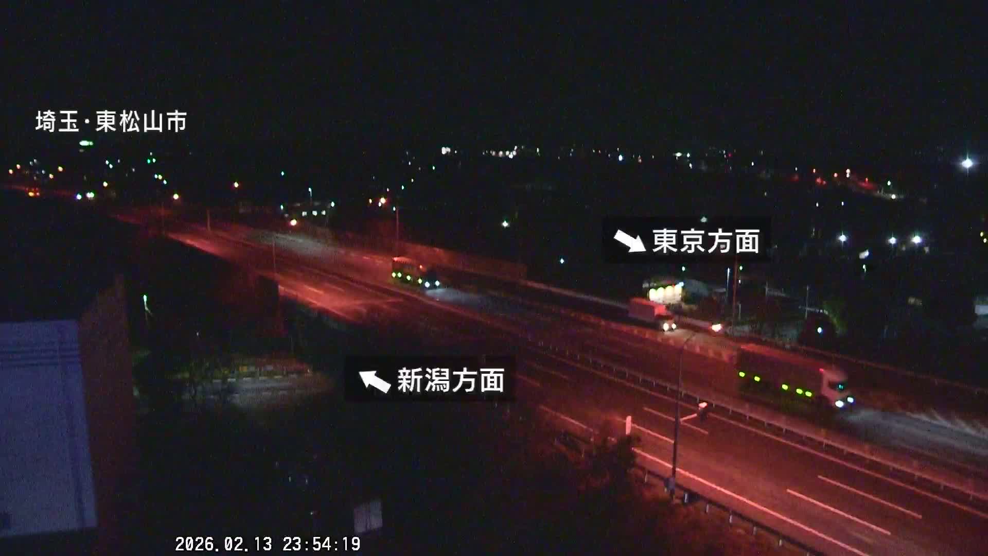 Saitama, Higashimatsuyama City & Kan-Etsu Expressway Higashimatsuyama Intersection Area ( 埼玉県東松山市・関越自動車道東松山交差点付近 )  Live Cam - Ishibashi, Higashimatsuyama Shi, Saitama, Kantō, Honshu, Japan
