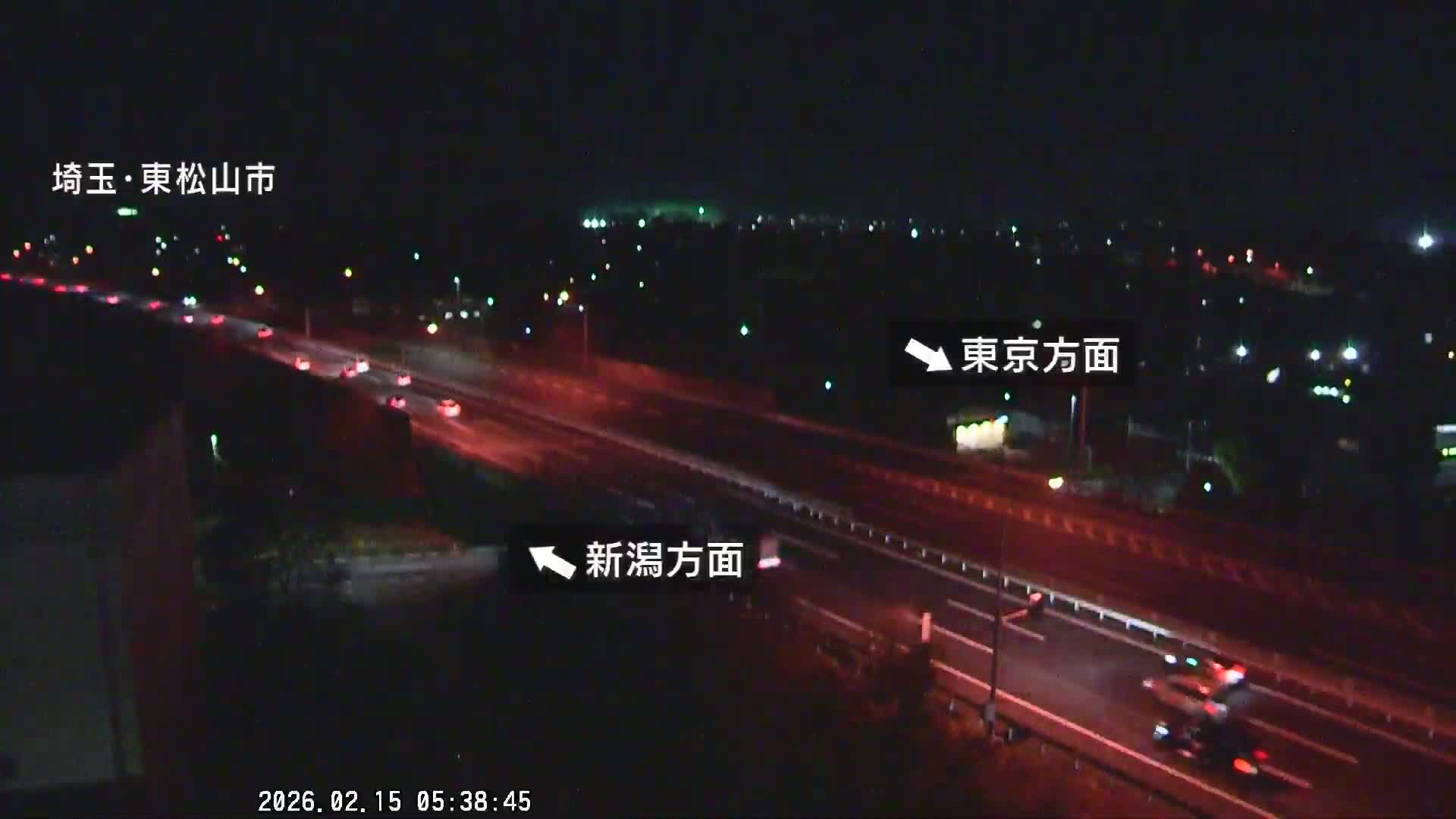 Saitama, Higashimatsuyama City & Kan-Etsu Expressway Higashimatsuyama Intersection Area ( 埼玉県東松山市・関越自動車道東松山交差点付近 )  Live Cam - Ishibashi, Higashimatsuyama Shi, Saitama, Kantō, Honshu, Japan