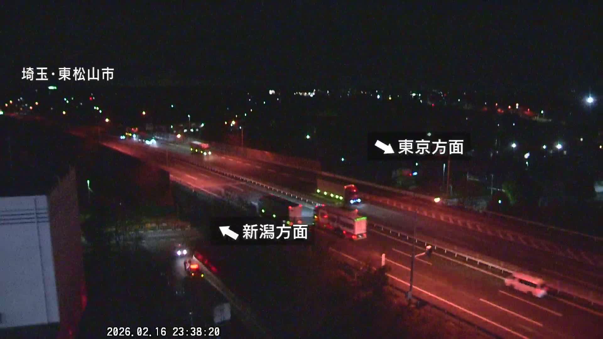 Saitama, Higashimatsuyama City & Kan-Etsu Expressway Higashimatsuyama Intersection Area ( 埼玉県東松山市・関越自動車道東松山交差点付近 )  Live Cam - Ishibashi, Higashimatsuyama Shi, Saitama, Kantō, Honshu, Japan