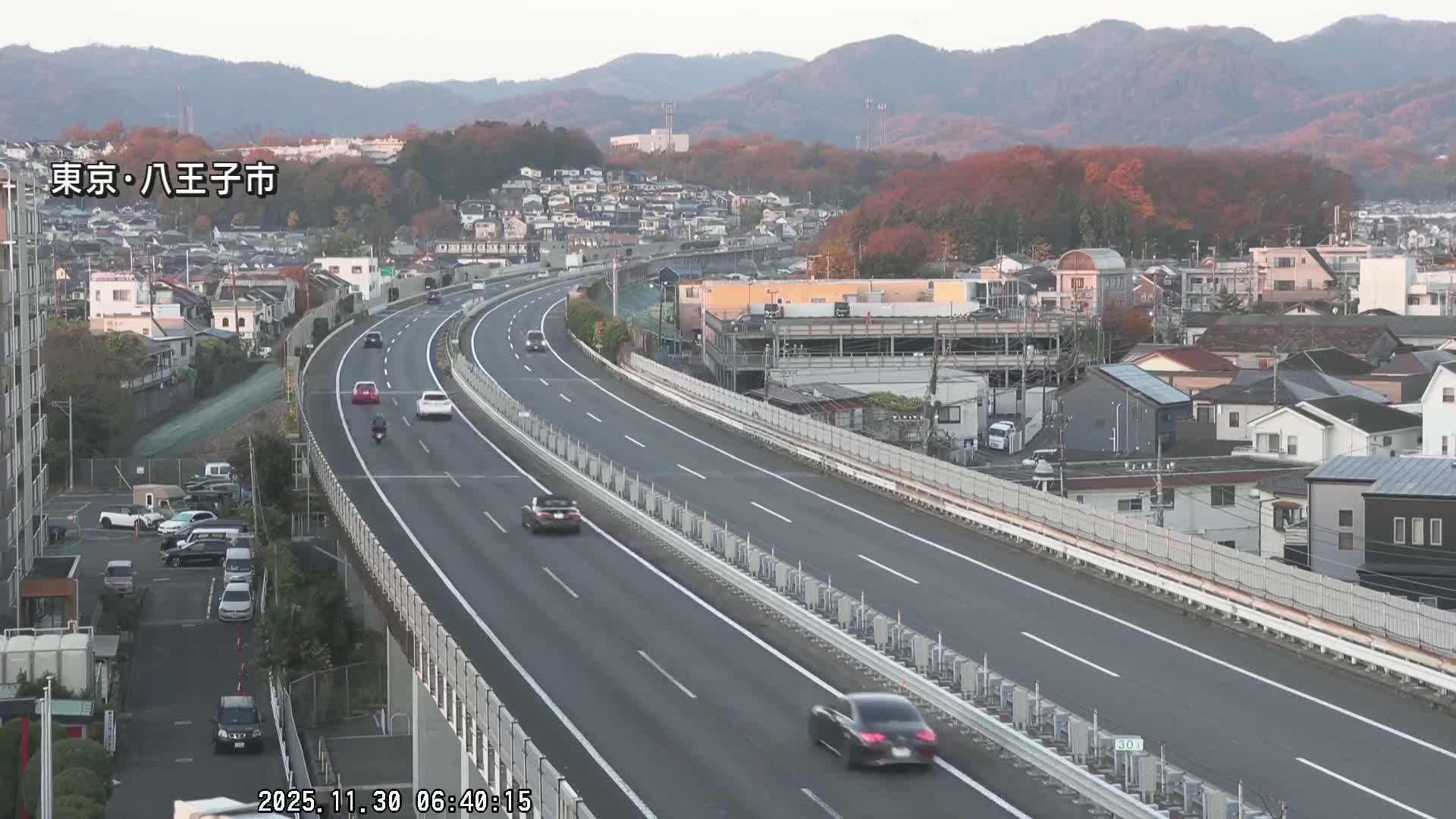 Hachioji City & Chuo Expressway ( 八王子市・中央自動車道 ) Live Cam - Kanoyamachi, Hachioji, Tokyo, Kantō, Honshu, Japan