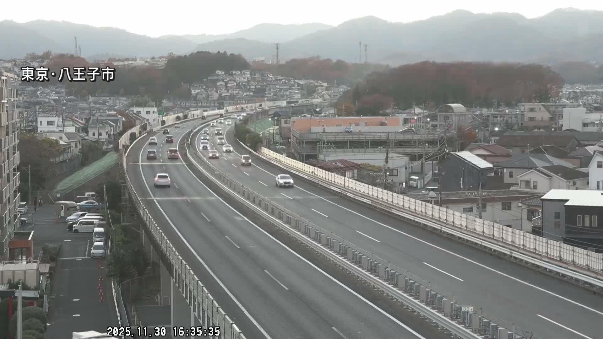 Hachioji City & Chuo Expressway ( 八王子市・中央自動車道 ) Live Cam - Kanoyamachi, Hachioji, Tokyo, Kantō, Honshu, Japan