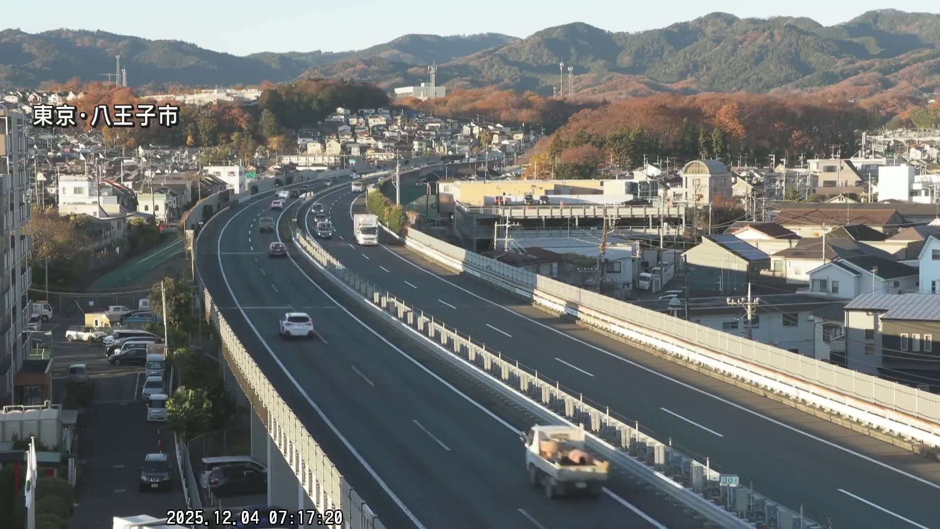 Hachioji City & Chuo Expressway ( 八王子市・中央自動車道 ) Live Cam - Kanoyamachi, Hachioji, Tokyo, Kantō, Honshu, Japan
