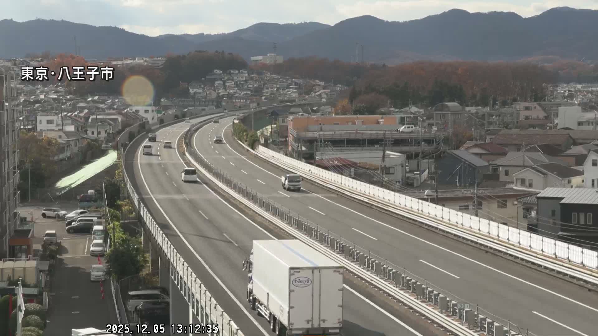 Hachioji City & Chuo Expressway ( 八王子市・中央自動車道 ) Live Cam - Kanoyamachi, Hachioji, Tokyo, Kantō, Honshu, Japan