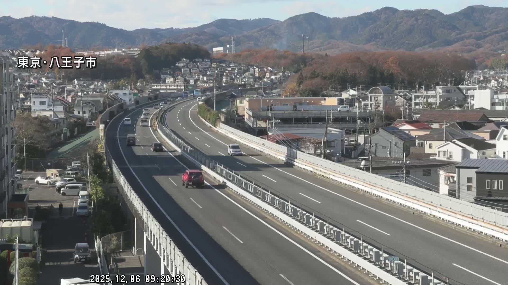 Hachioji City & Chuo Expressway ( 八王子市・中央自動車道 ) Live Cam - Kanoyamachi, Hachioji, Tokyo, Kantō, Honshu, Japan
