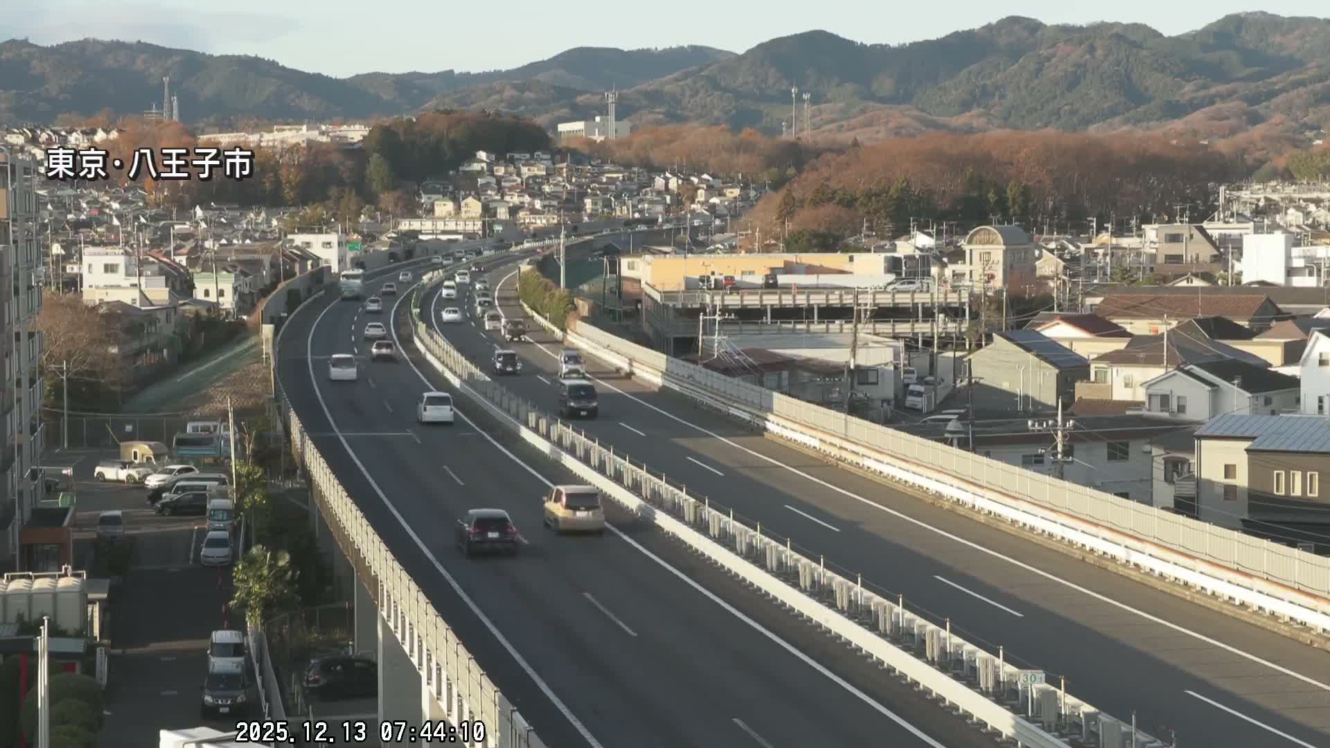 Hachioji City & Chuo Expressway ( 八王子市・中央自動車道 ) Live Cam - Kanoyamachi, Hachioji, Tokyo, Kantō, Honshu, Japan