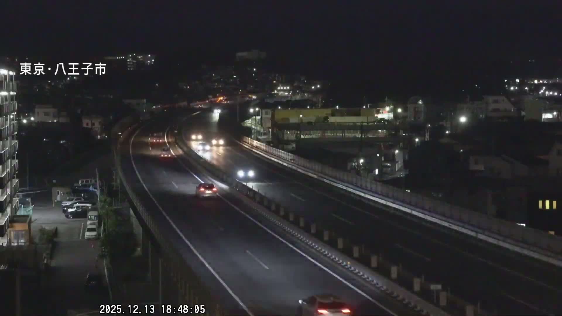 Hachioji City & Chuo Expressway ( 八王子市・中央自動車道 ) Live Cam - Kanoyamachi, Hachioji, Tokyo, Kantō, Honshu, Japan