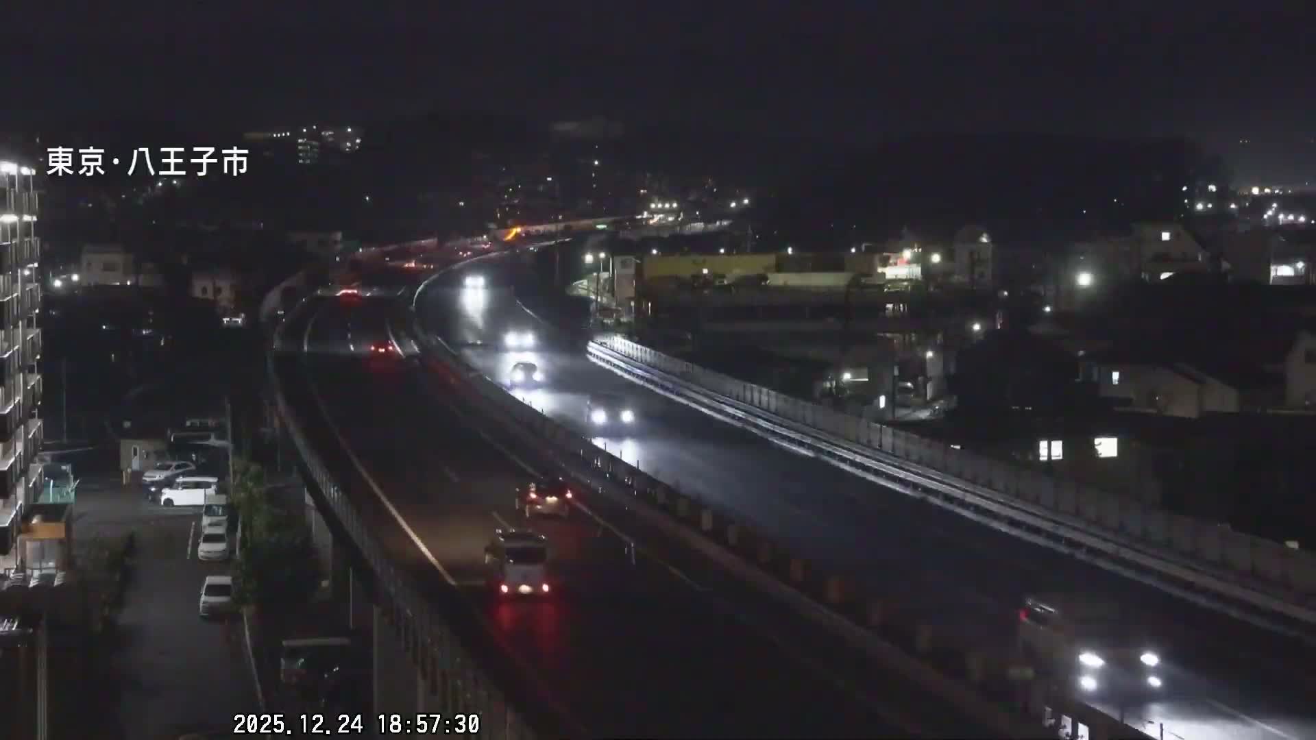 Hachioji City & Chuo Expressway ( 八王子市・中央自動車道 ) Live Cam - Kanoyamachi, Hachioji, Tokyo, Kantō, Honshu, Japan