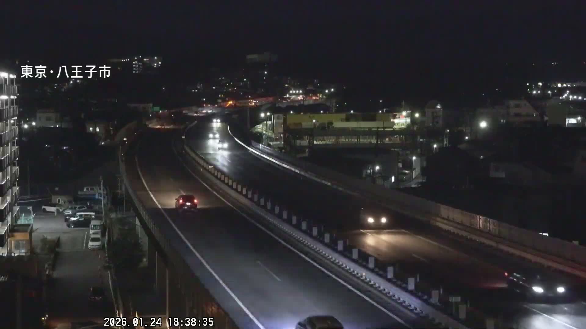 Hachioji City & Chuo Expressway ( 八王子市・中央自動車道 ) Live Cam - Kanoyamachi, Hachioji, Tokyo, Kantō, Honshu, Japan