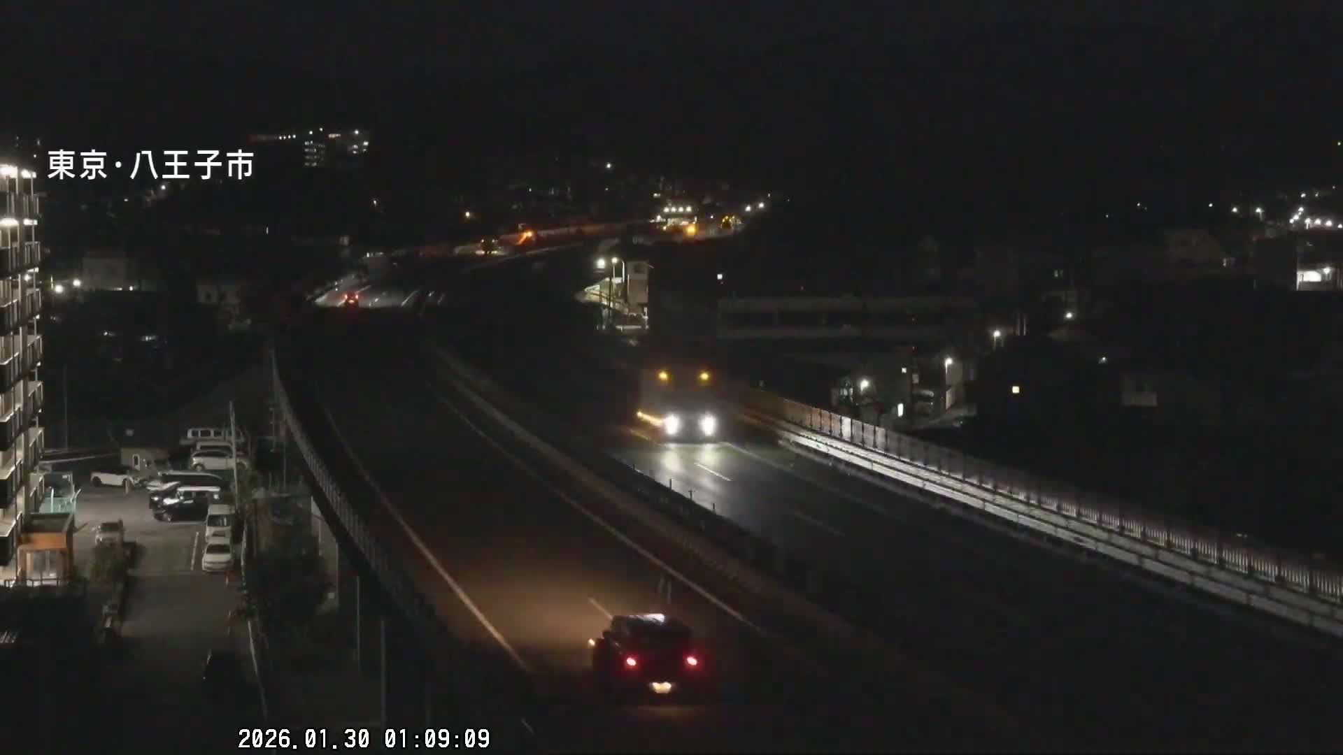 Hachioji City & Chuo Expressway ( 八王子市・中央自動車道 ) Live Cam - Kanoyamachi, Hachioji, Tokyo, Kantō, Honshu, Japan