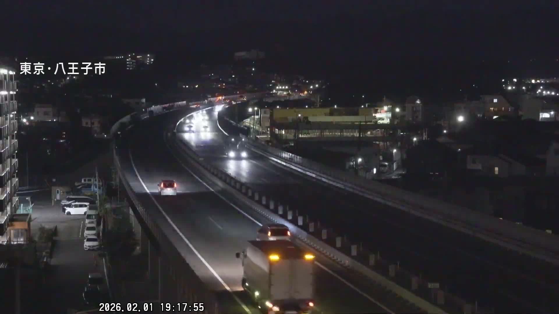 Hachioji City & Chuo Expressway ( 八王子市・中央自動車道 ) Live Cam - Kanoyamachi, Hachioji, Tokyo, Kantō, Honshu, Japan