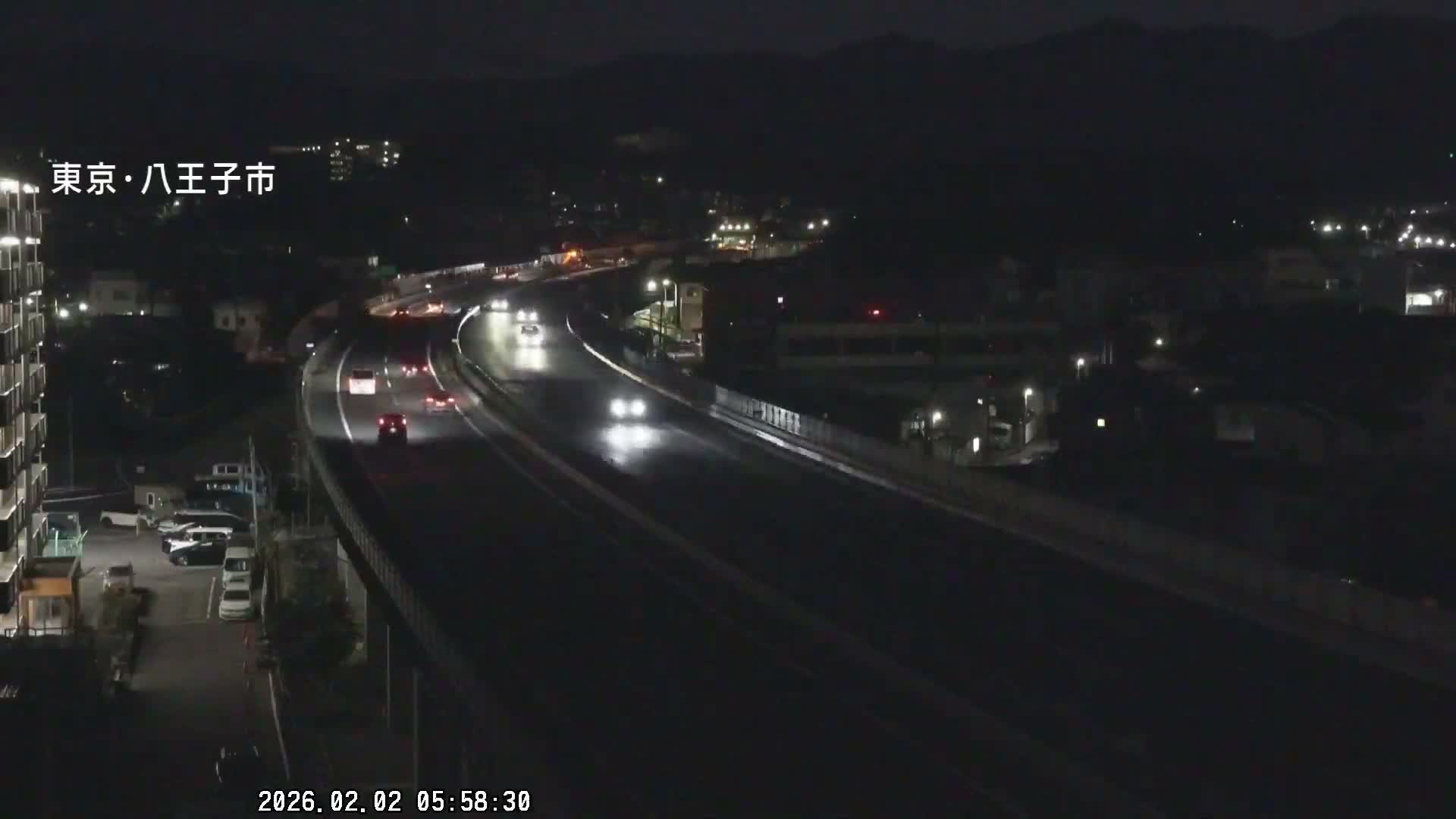 Hachioji City & Chuo Expressway ( 八王子市・中央自動車道 ) Live Cam - Kanoyamachi, Hachioji, Tokyo, Kantō, Honshu, Japan