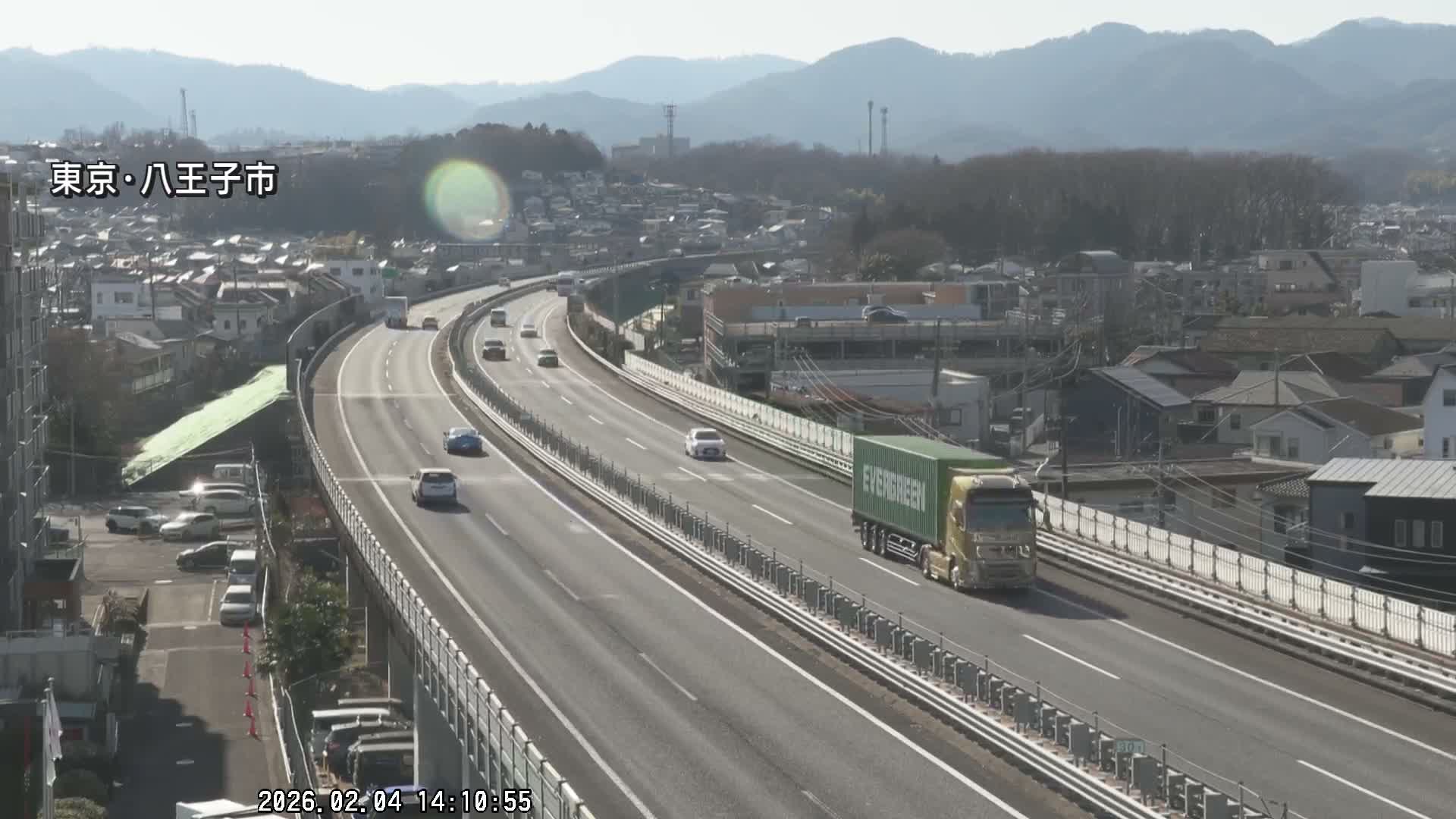 Hachioji City & Chuo Expressway ( 八王子市・中央自動車道 ) Live Cam - Kanoyamachi, Hachioji, Tokyo, Kantō, Honshu, Japan